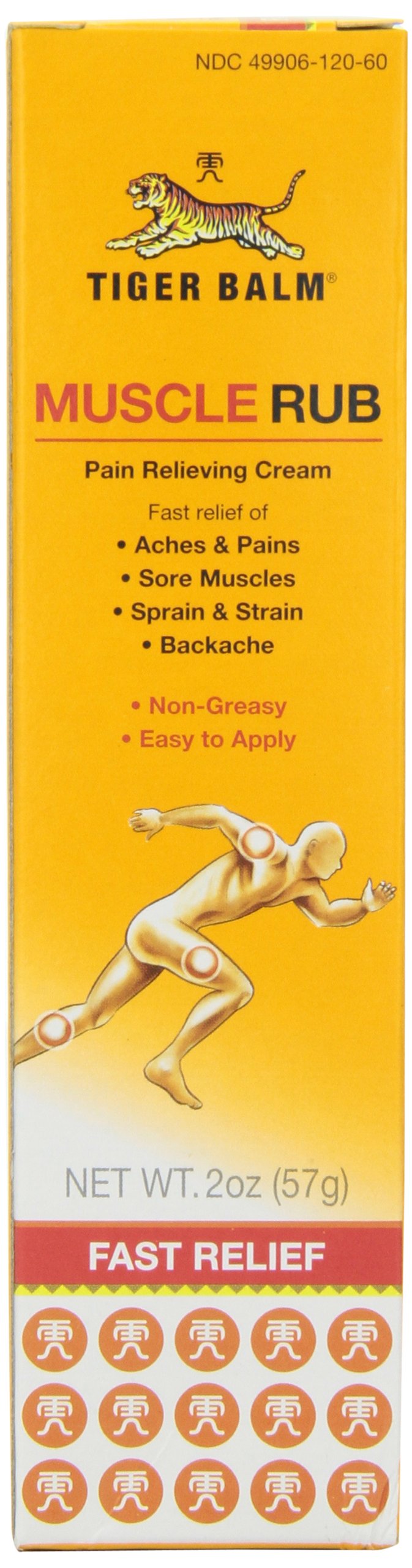 Tiger Muscle Rub Topical Analgesic Cream 2 Ounces (57 g) (Pack of 4) Tiger Balm buy supplements canada