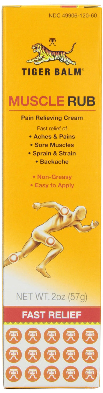 Tiger Muscle Rub Topical Analgesic Cream 2 Ounces (57 g) (Pack of 4) Tiger Balm buy supplements canada