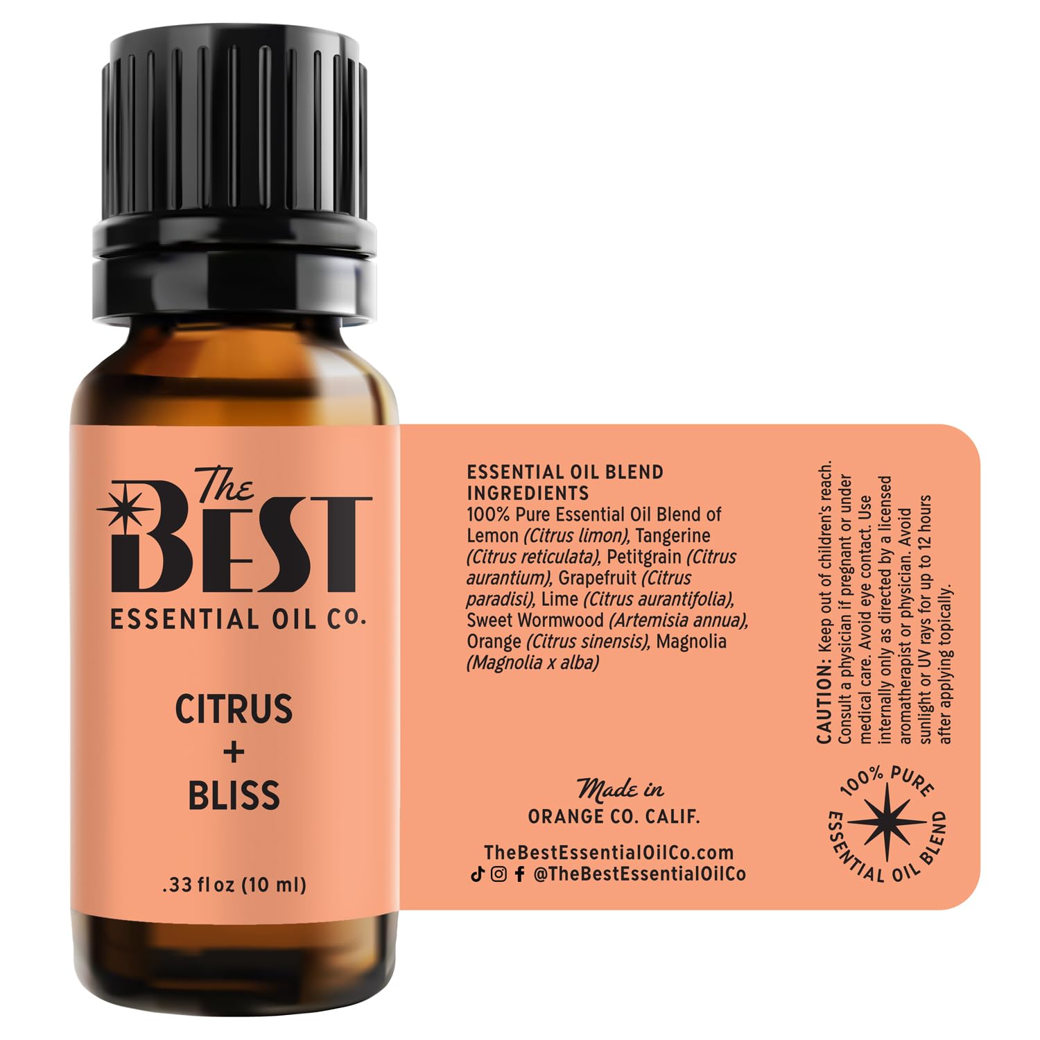 The Best Citrus + Bliss Essential Oil Blend- Premium Grade- 100% Pure & Natural for Aromatherapy The Best Essential Oil Co buy supplements canada