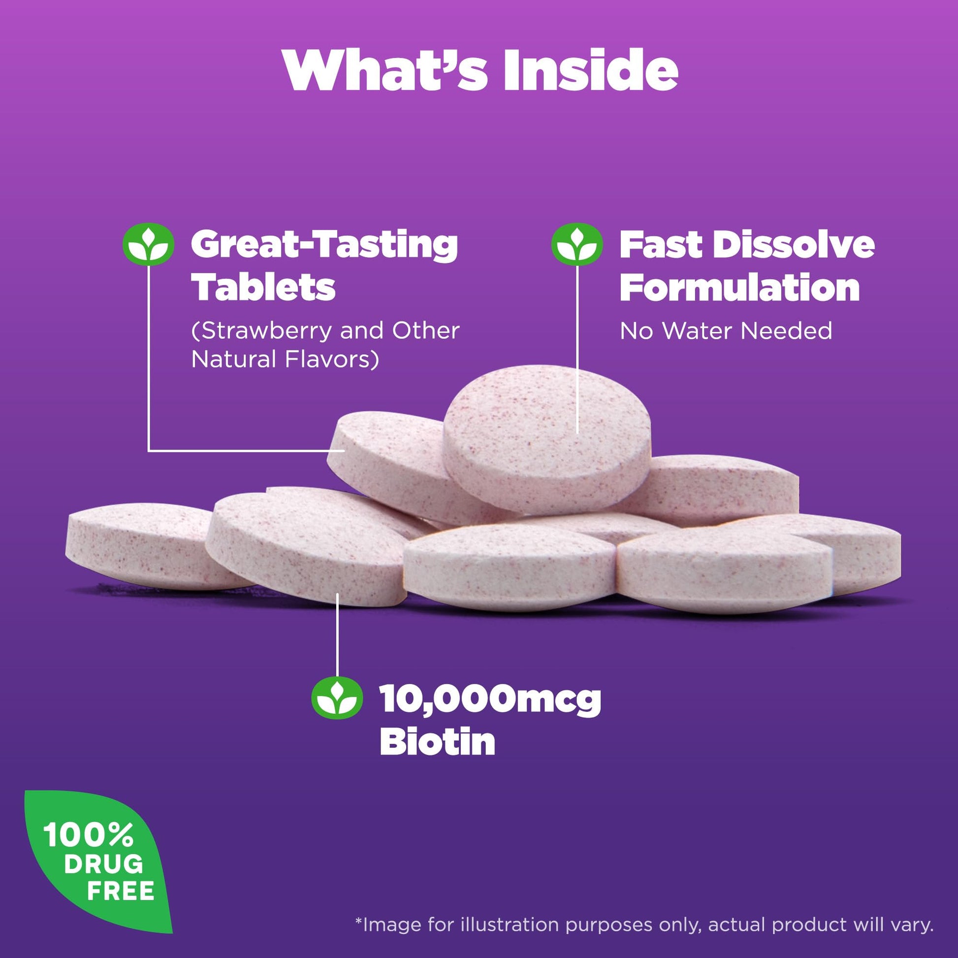 Natrol Biotin 10000mcg, 4X Faster Dissolve Supplement for Healthy Hair, Skin and Nails for Those Low in Biotin, Plus Energy Metabolism Support Natrol buy supplements canada