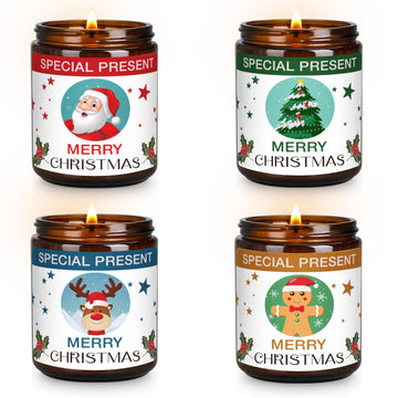 Christmas Candle Set Scented Candle Gift Set, 4 Pack 28 oz Christmas Scented Candles Over 180 Hours YINUO LIGHT buy supplements canada