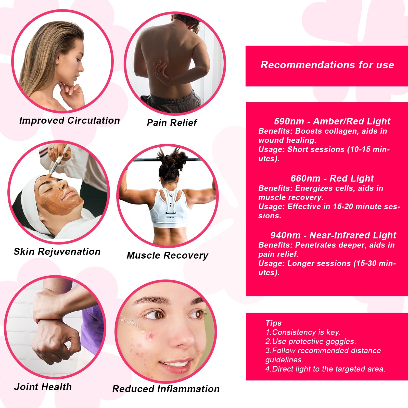 Akarishin Red Light Therapy Lamp - Boost Skin Vitality and Ease Muscle Soreness with Adjustable Stand Akarishin buy supplements canada