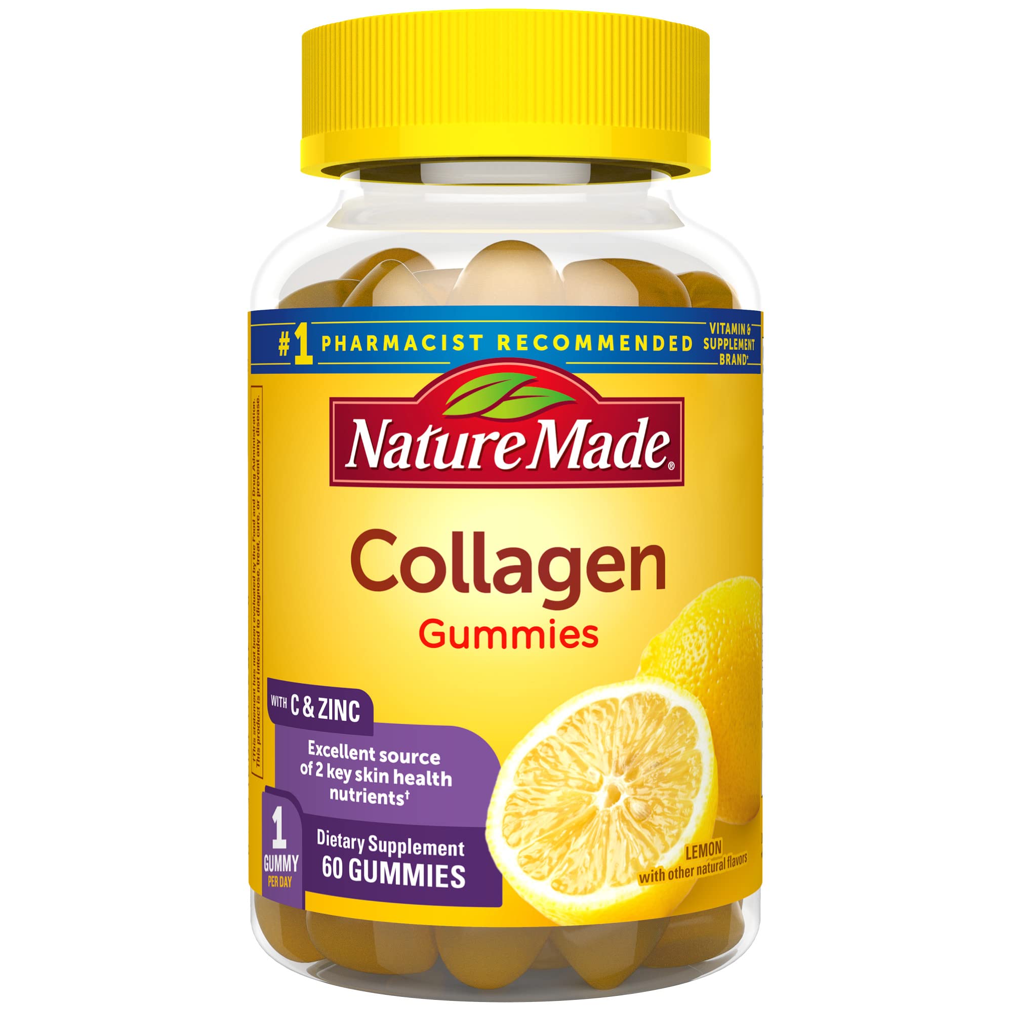 Nature Made Collagen Gummies with Vitamin C, Zinc and Biotin, Hydrolyzed Collagen Nature Made buy supplements canada