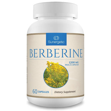 Premium Berberine Supplement - 1200mg of Berberine Per Serving - Berberine HCL Sunergetic buy supplements canada