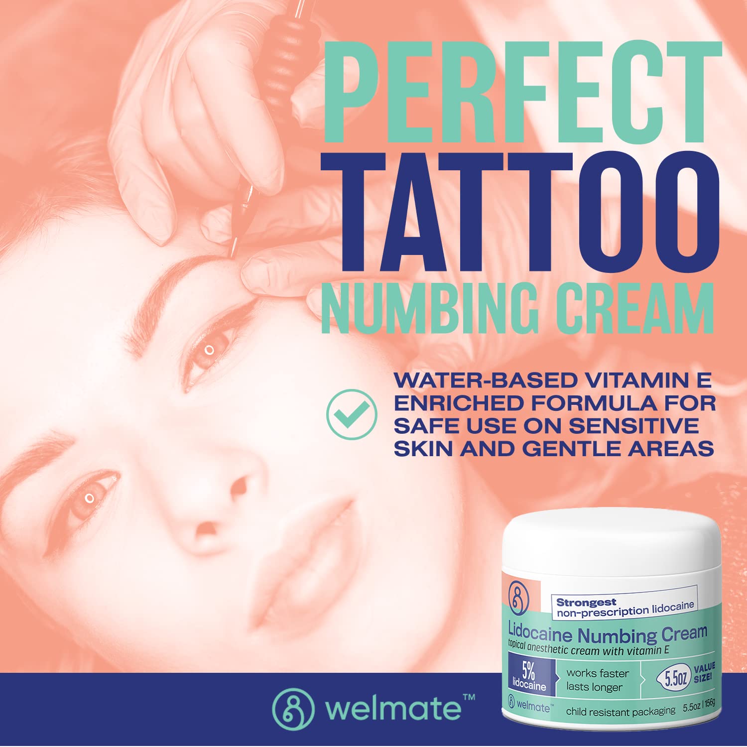 WELMATE | 5% Lidocaine | Numbing Cream Maximum Strength | Topical Anesthetic WELMATE buy supplements canada