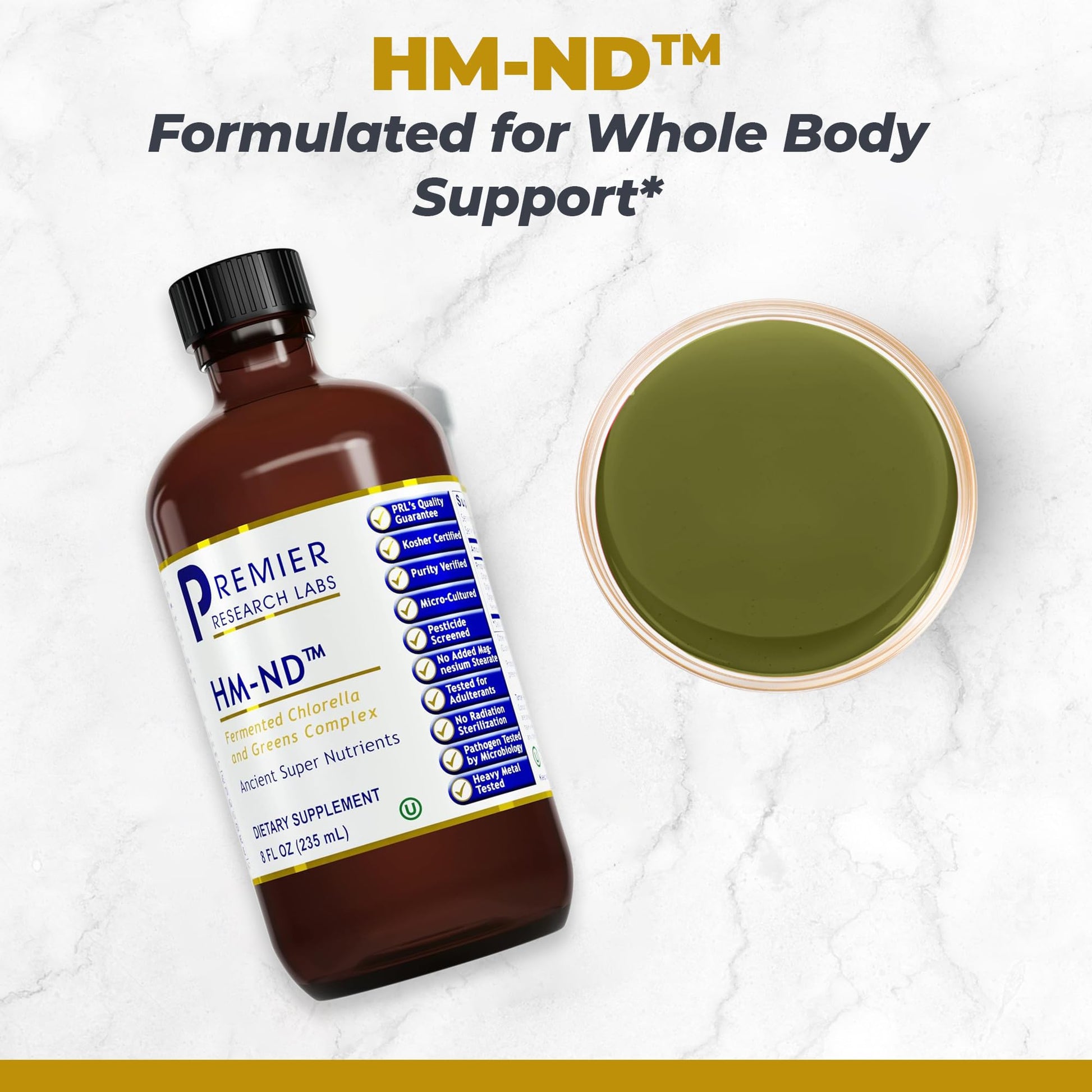 Premier Research Labs Fermented HM-ND - Cilantro, Parsley, and Chlorella Liquid, Full Body Detox and Cleanse for Men and Women, Cilantro Supplement with Organic Herbal Extracts - 8 Fl Oz Premier Research Labs buy supplements canada