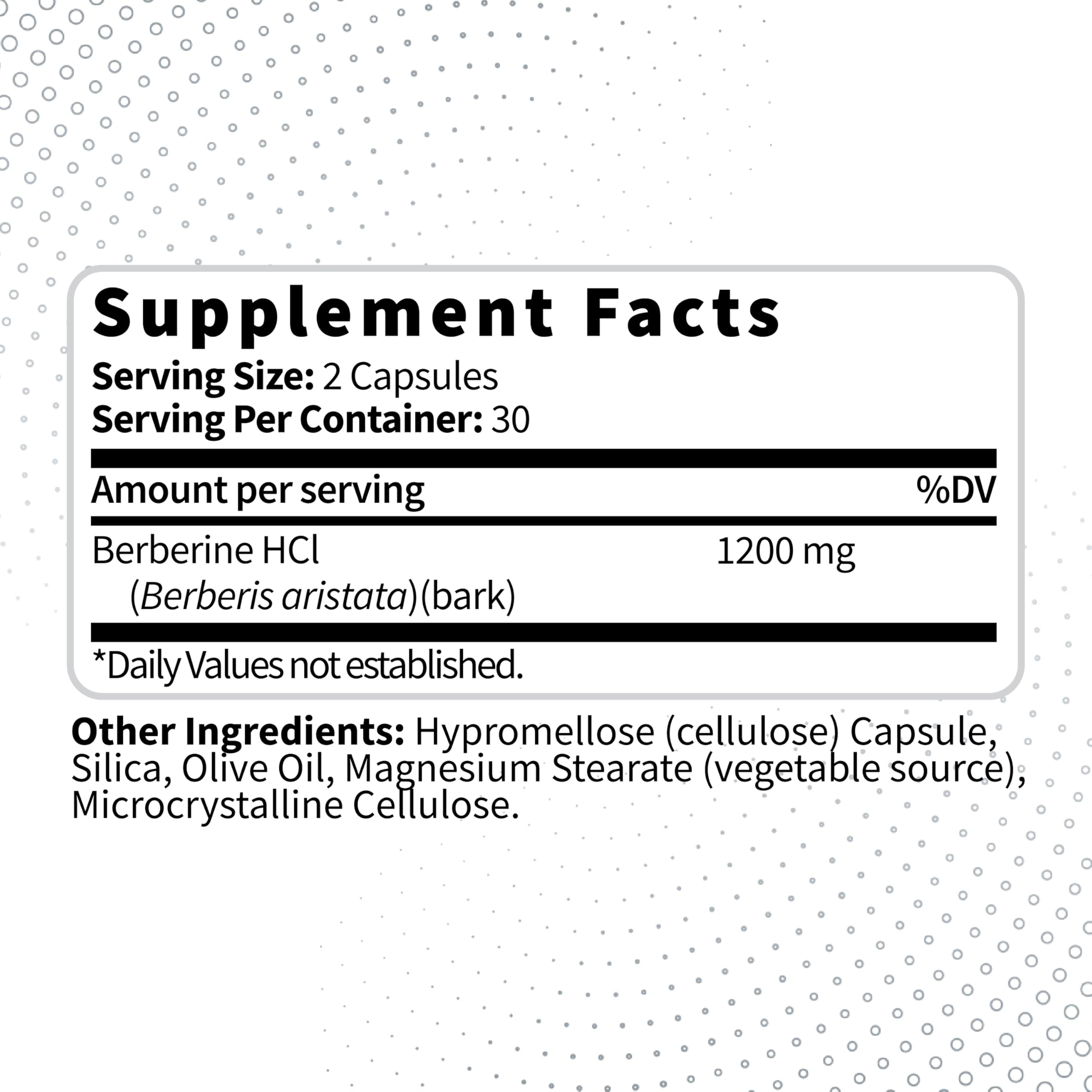 Type Zero Berberine HCL 1200mg 60 Capsules - Clean, Non-GMO, Gluten Free Supplement Type Zero buy supplements canada