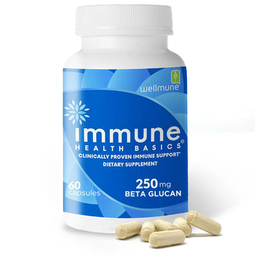 Immune Health Basics Ultra Strength Immunity - Clinically Proven Immune Support - Wellmune Highly Purified Beta Glucan - Gluten-Free, Non-allergenic Immune Health Basics buy supplements canada