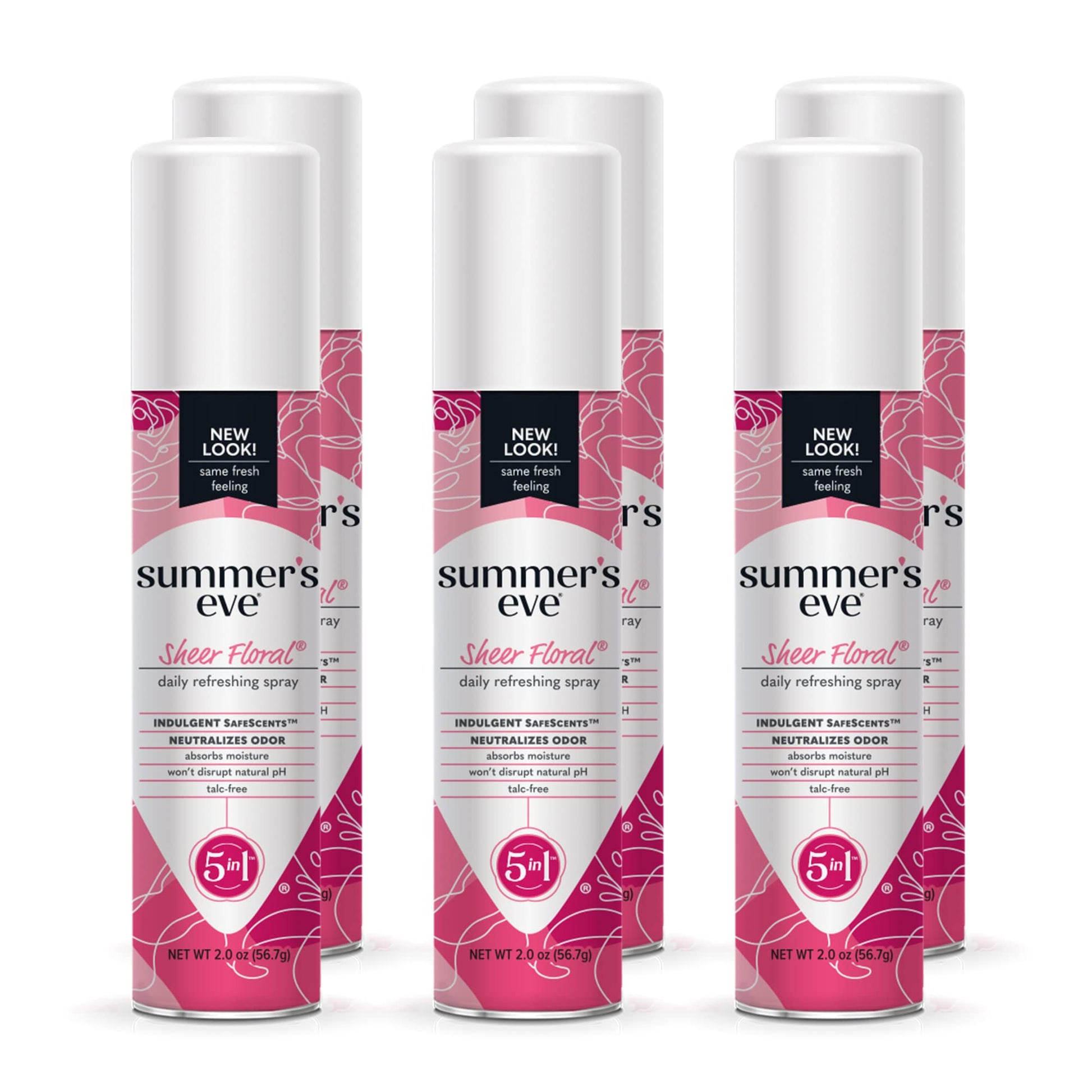 Summer's Eve Freshening Spray | Sheer Floral| 2 oz Size | Pack of 6 | pH Balanced, Dermatologist Summer's Eve buy supplements canada