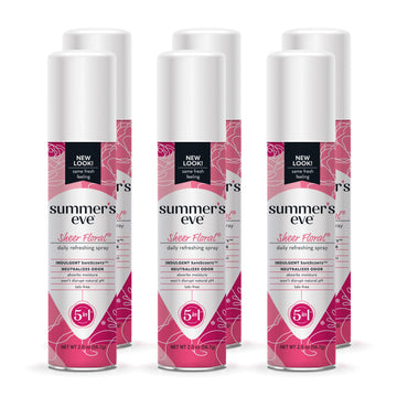 Summer's Eve Freshening Spray | Sheer Floral| 2 oz Size | Pack of 6 | pH Balanced, Dermatologist Summer's Eve buy supplements canada