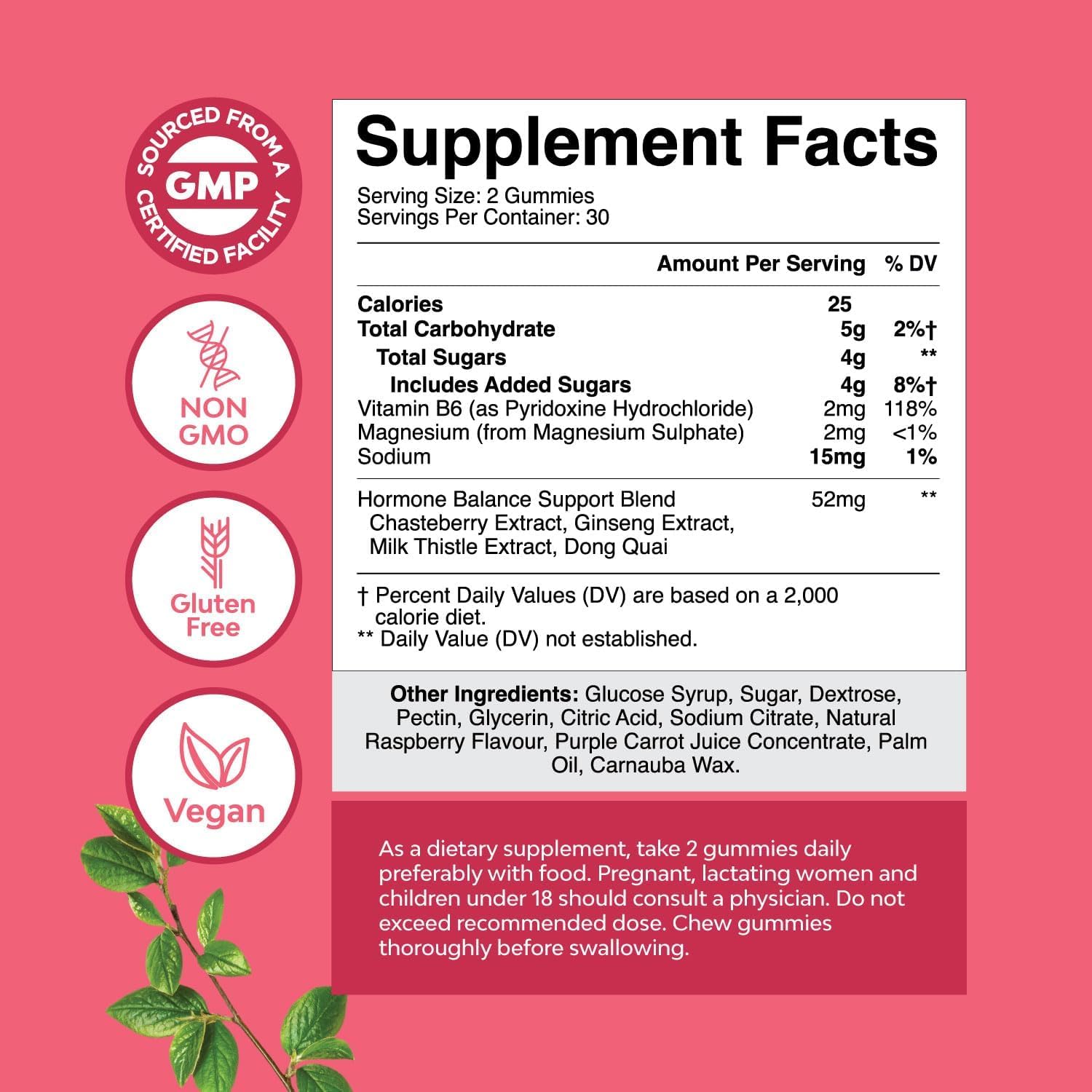 Hormone Balance for Women Gummies of All Ages - PMS Support Supplement for Women to Regulate Menstrual Cycle & Hormonal Balance Menopause & Mood Swings with Vitamin B6 & Dong Quai - 60 Chews - 3 pack Natures Craft buy supplements canada