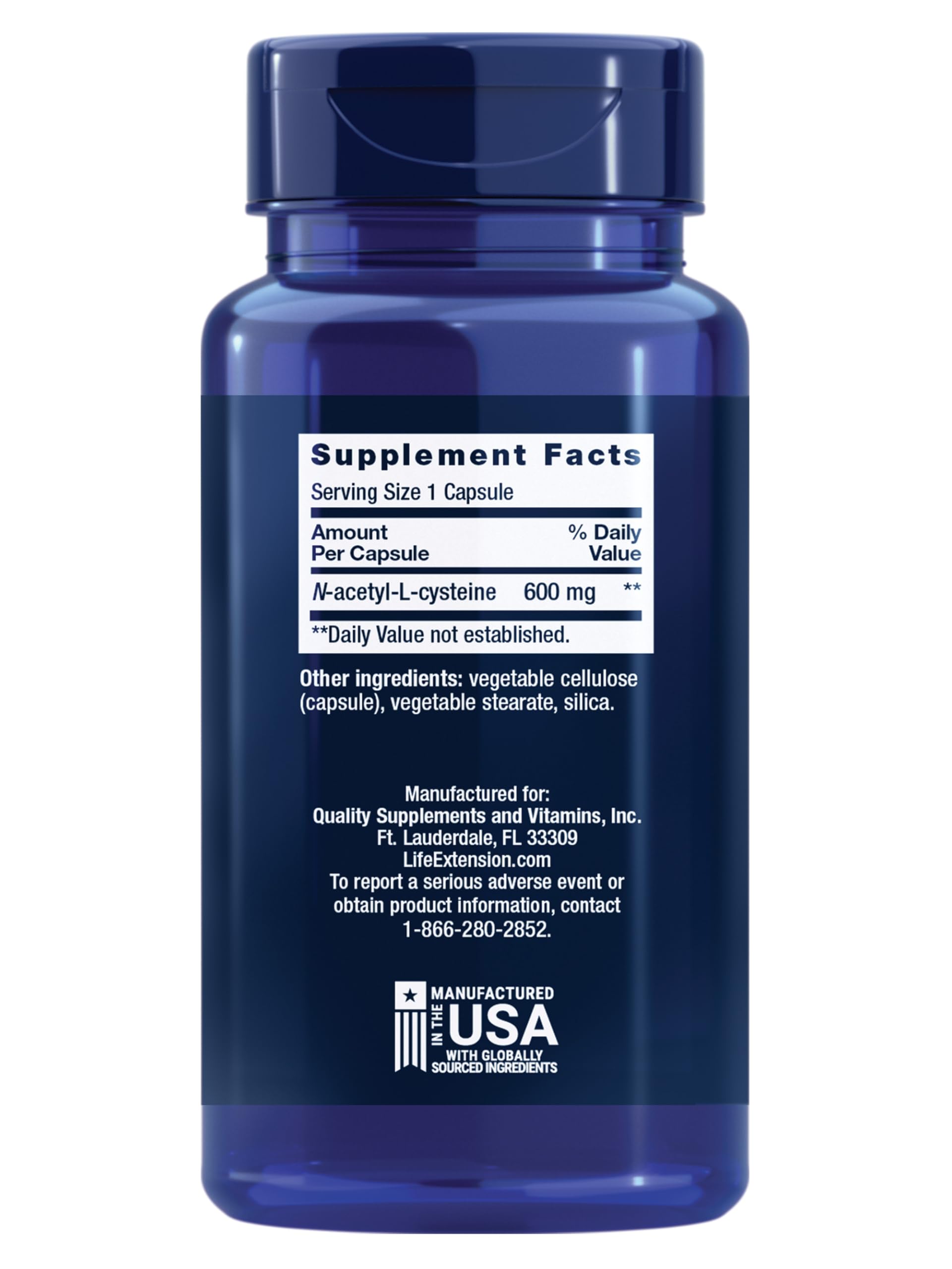Life Extension N-Acetyl-L-Cysteine (NAC), Immune, Respiratory, Liver Health, NAC 600 mg, Potent antioxidant Support Life Extension buy supplements canada