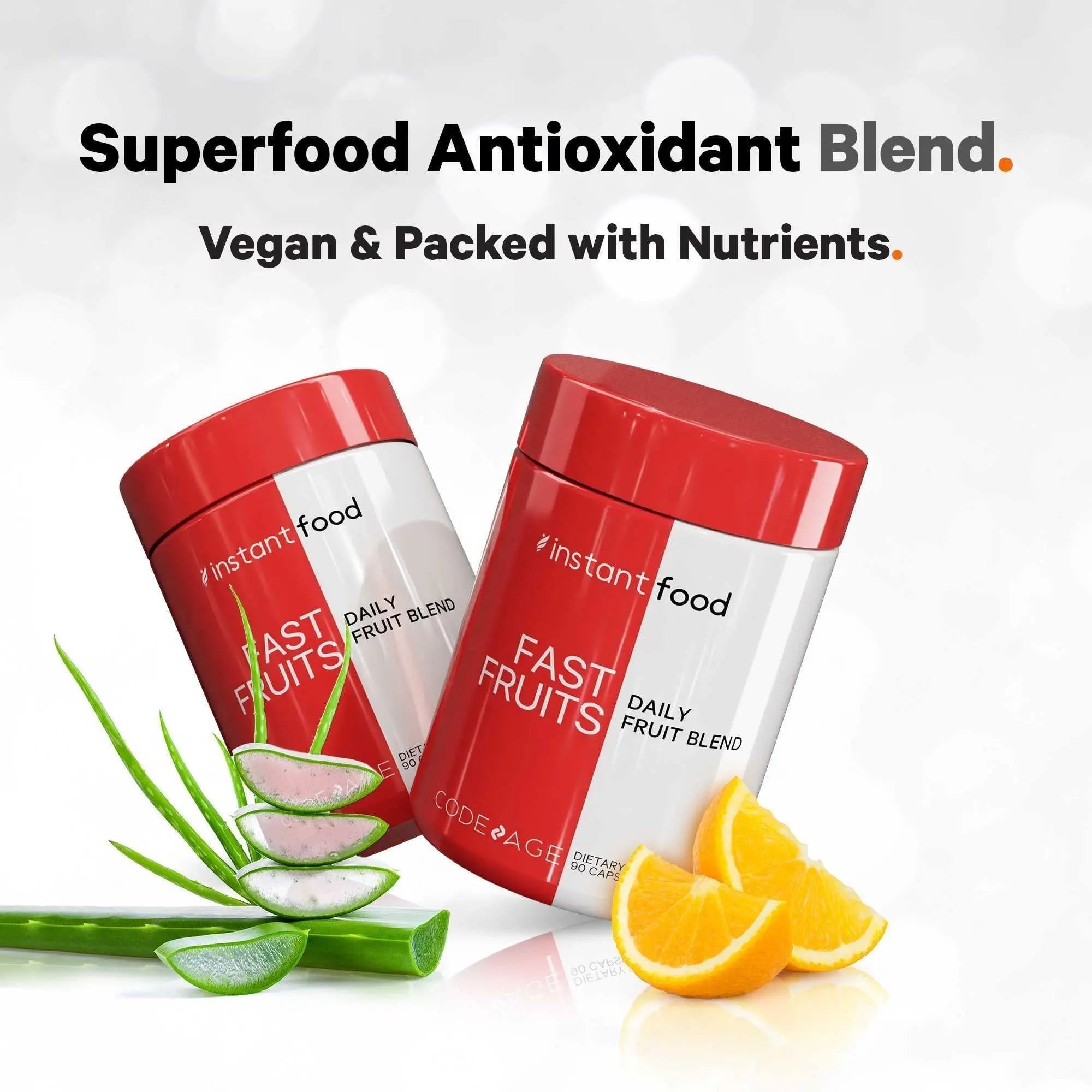 Codeage Instantfood Fast Fruits, Over 15 Fruits Powders Equivalent All-in-One, Vegan Daily Whole Food Vitamins - Berries, Antioxidant Polyphenols Codeage buy supplements canada