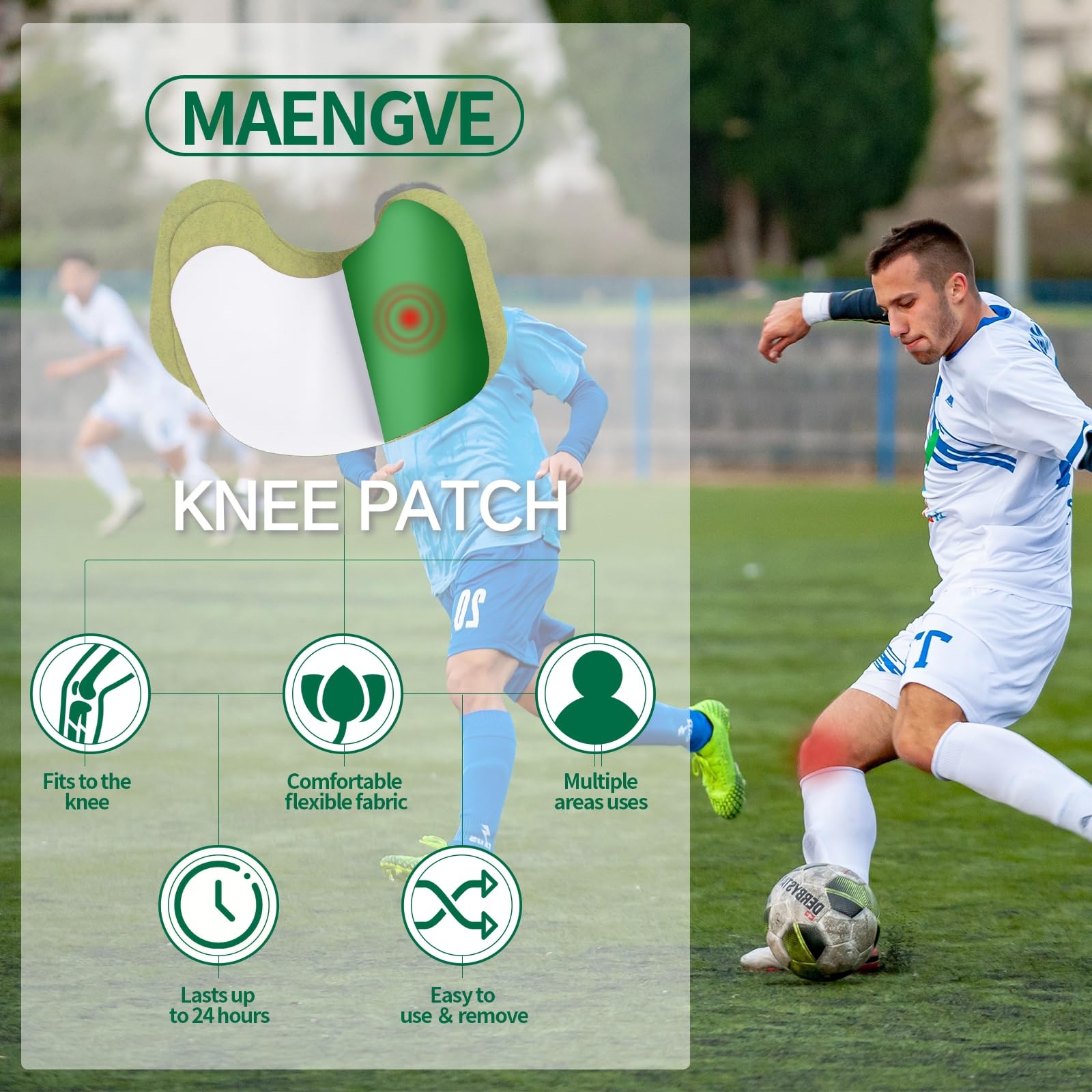 Knee Patch 72 Pcs, for The Relief of Muscle Pain in Joints, Neck and Shoulders, Long-Lasting Warm Knee Patches Maengve buy supplements canada
