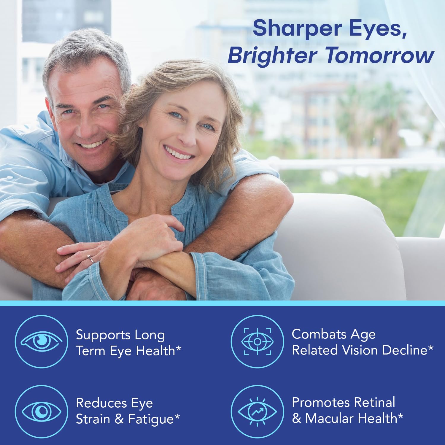 VisiUltra Eye Health Supplement – 14 Essential nutrients for Clear Vision, Blue Light Protection, and Long-Term Eye Health. Supports Clarity and Eye Wellness. 60 Capsules. (1 Pack) VisiUltra buy supplements canada
