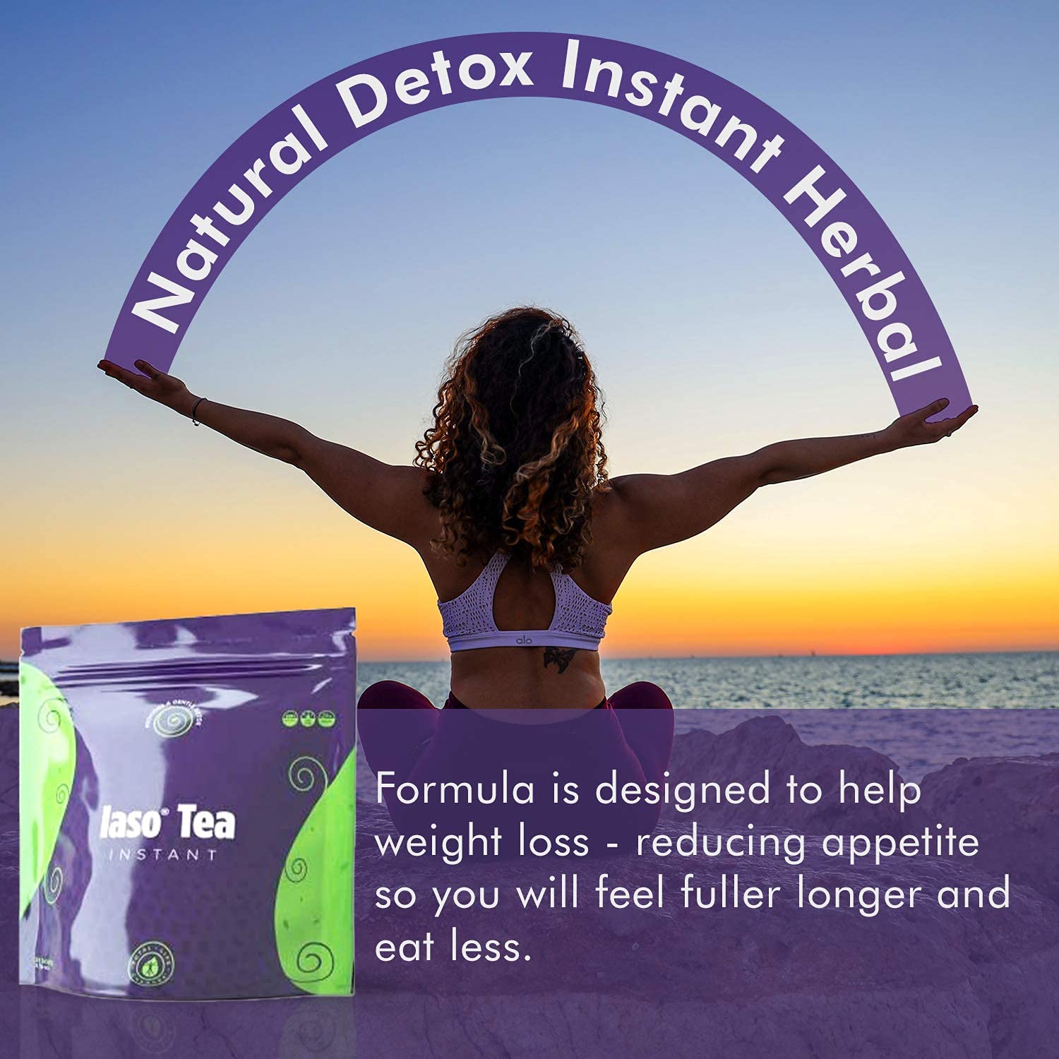 TLC Total Life Changes IASO Natural Detox Instant Herbal Tea - Expiration Date on the Top Total Life Changes buy supplements canada