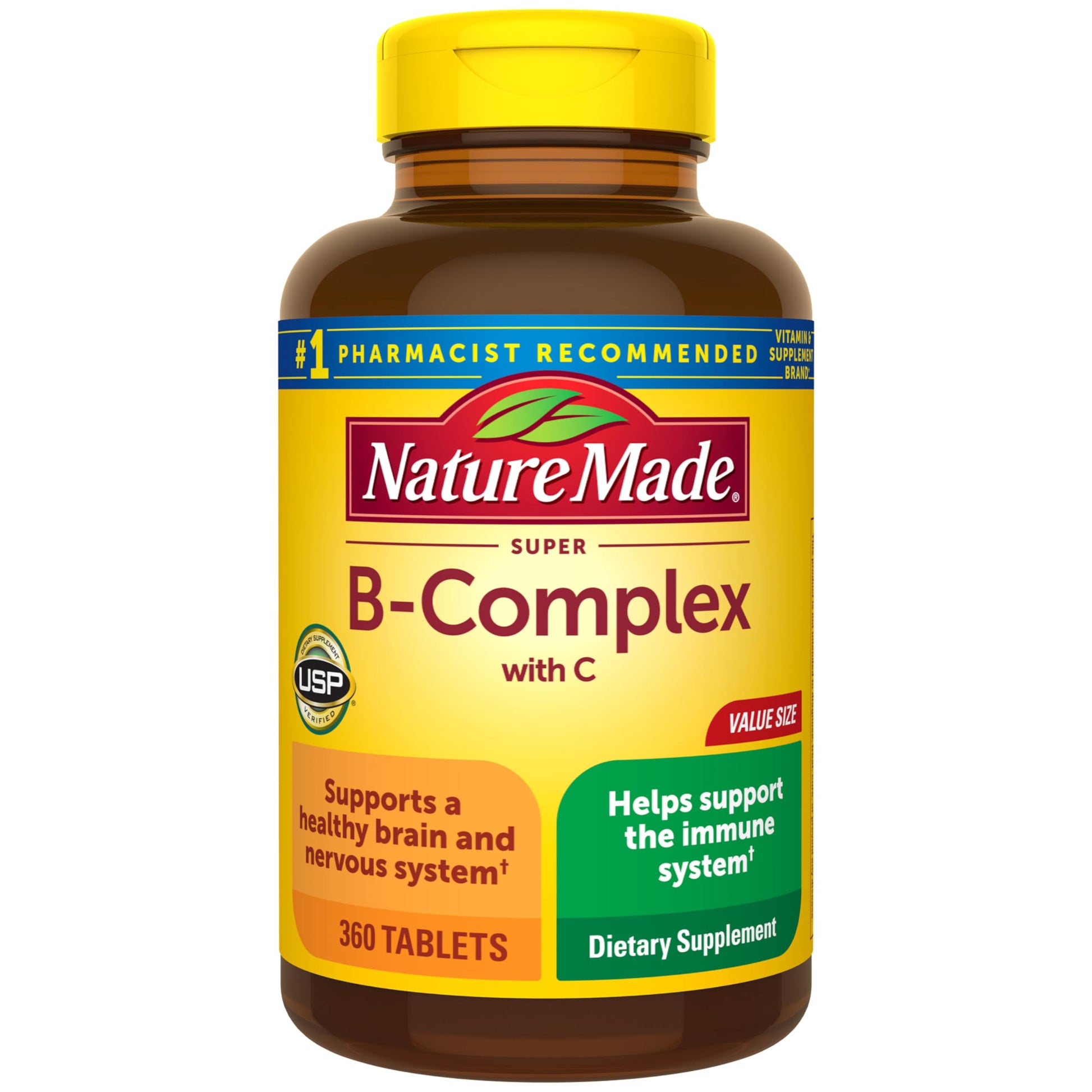 Nature Made Super B Complex with Vitamin C & Folic Acid, B Complex Vitamins for Women and Men, Dietary Supplement Nature Made buy supplements canada