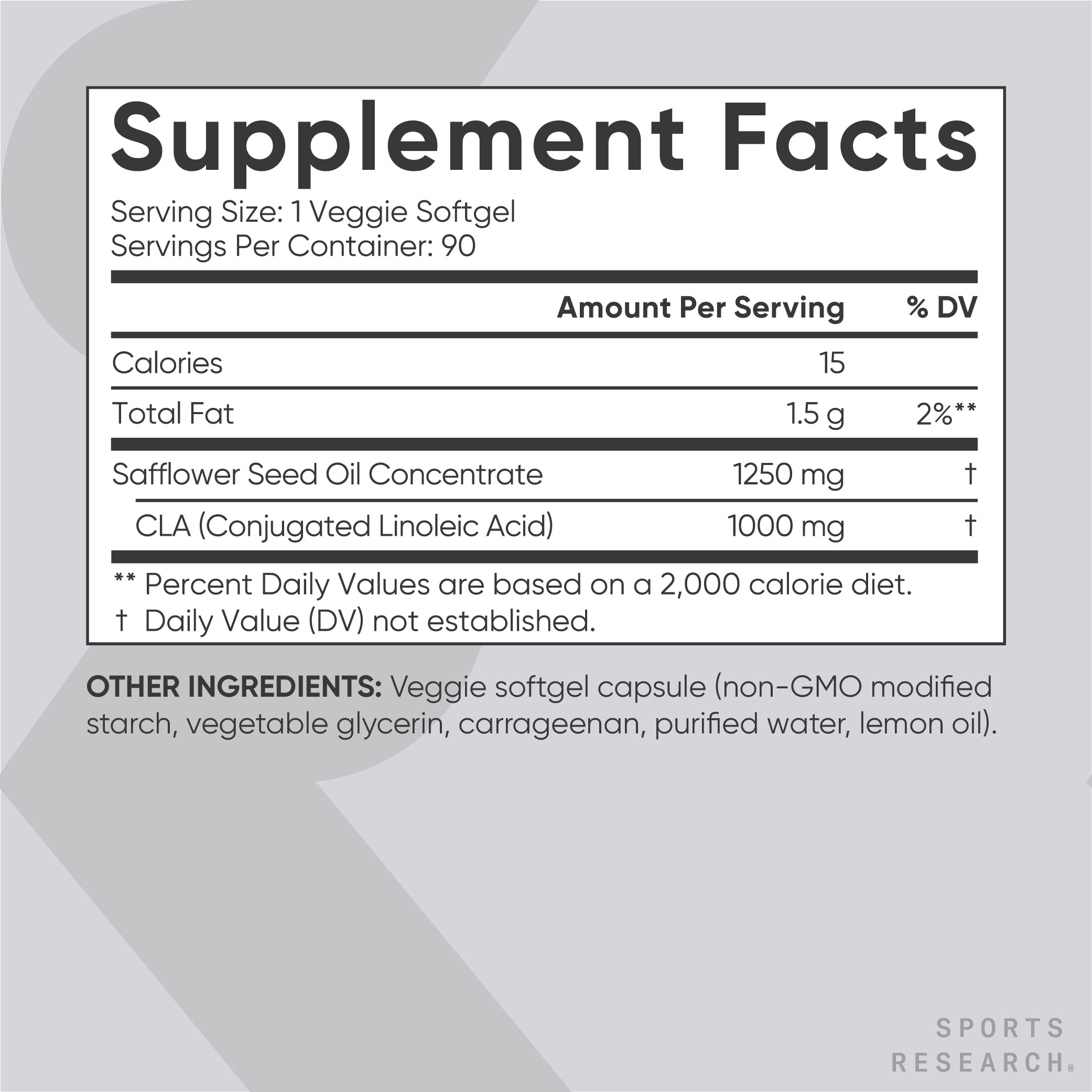Sports Research Vegan CLA - 1250mg with Active Conjugated Linoleic Acid for Men Sports Research buy supplements canada