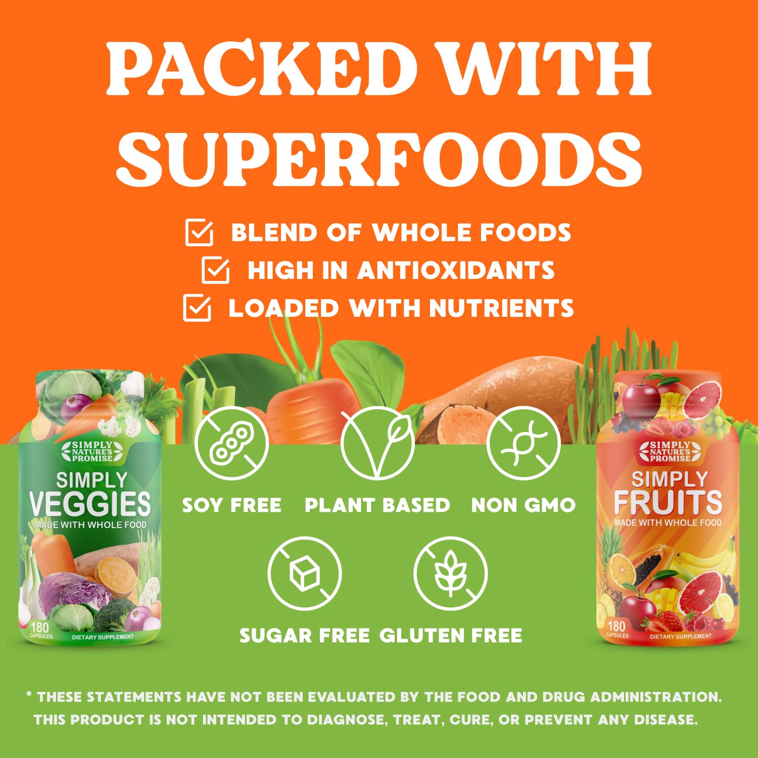 Simply Nature's Promise - Packed with Over 40 Different Fruits & Vegetables Simply Nature's Promise buy supplements canada
