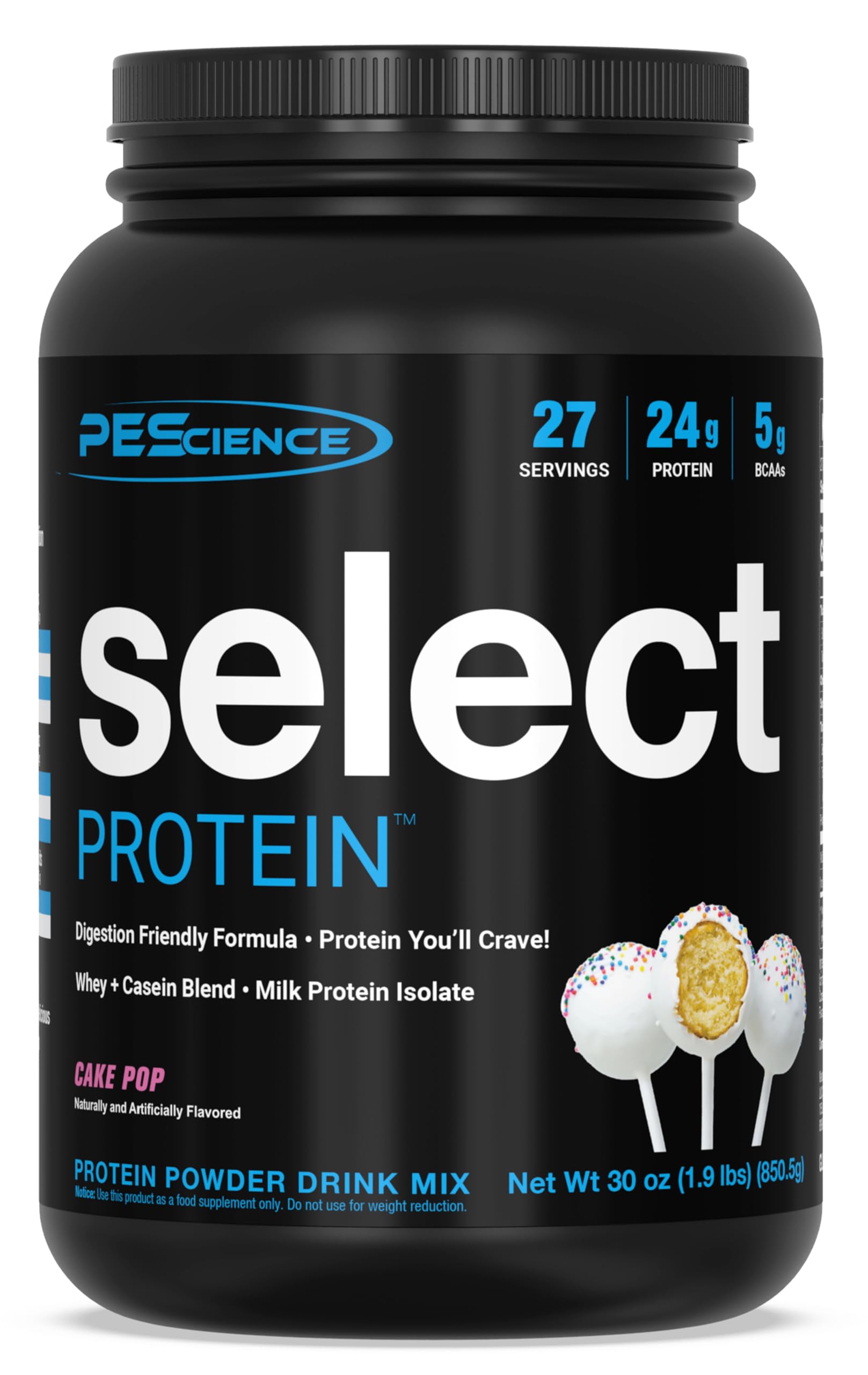 PEScience Select Low Carb Protein Powder, Cake Pop, 27 Serving, Keto Friendly PEScience buy supplements canada