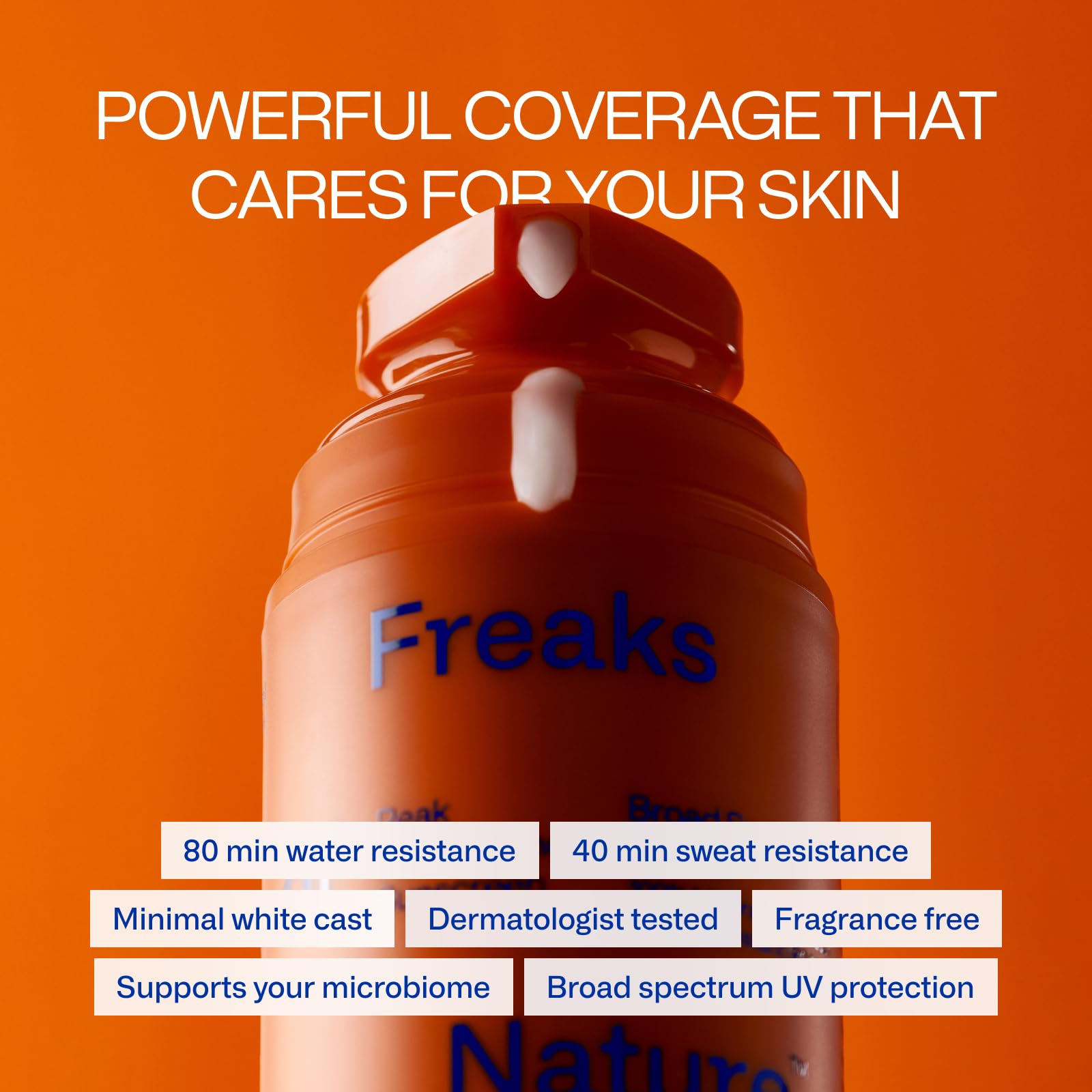 Freaks of Nature Peak Performance SPF 50 | 100% Mineral Sunscreen | Lightweight, Fast-Absorbing, 80-Min Water-Resistant | Plant-Based, Eco-Friendly, Reef-Safe, Cruelty-Free | All Skin Types| 1.7 oz Freaks of Nature buy supplements canada