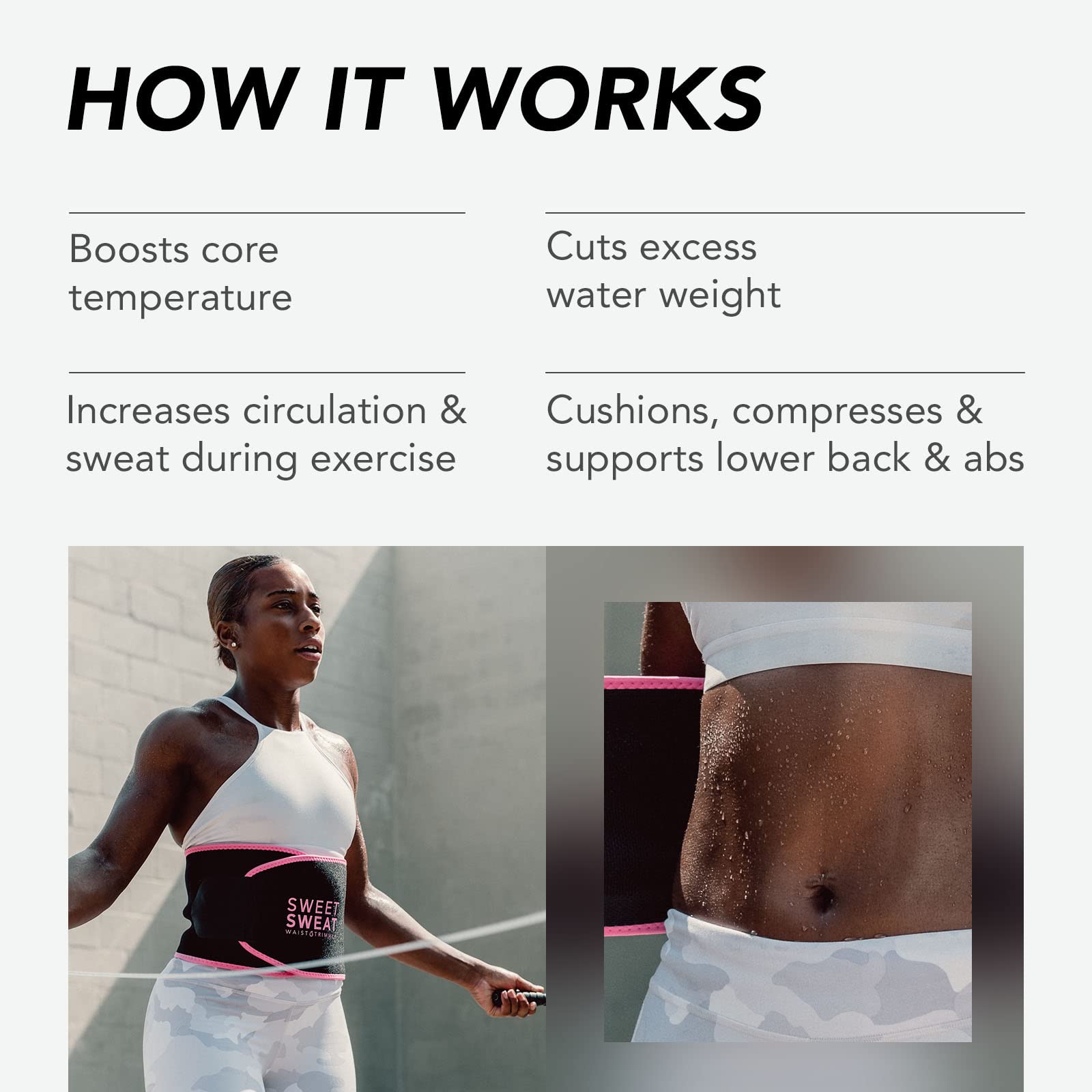 Sports Research Sweet Sweat Waist Trimmer Get More from Your Workout - Medium Sports Research buy supplements canada