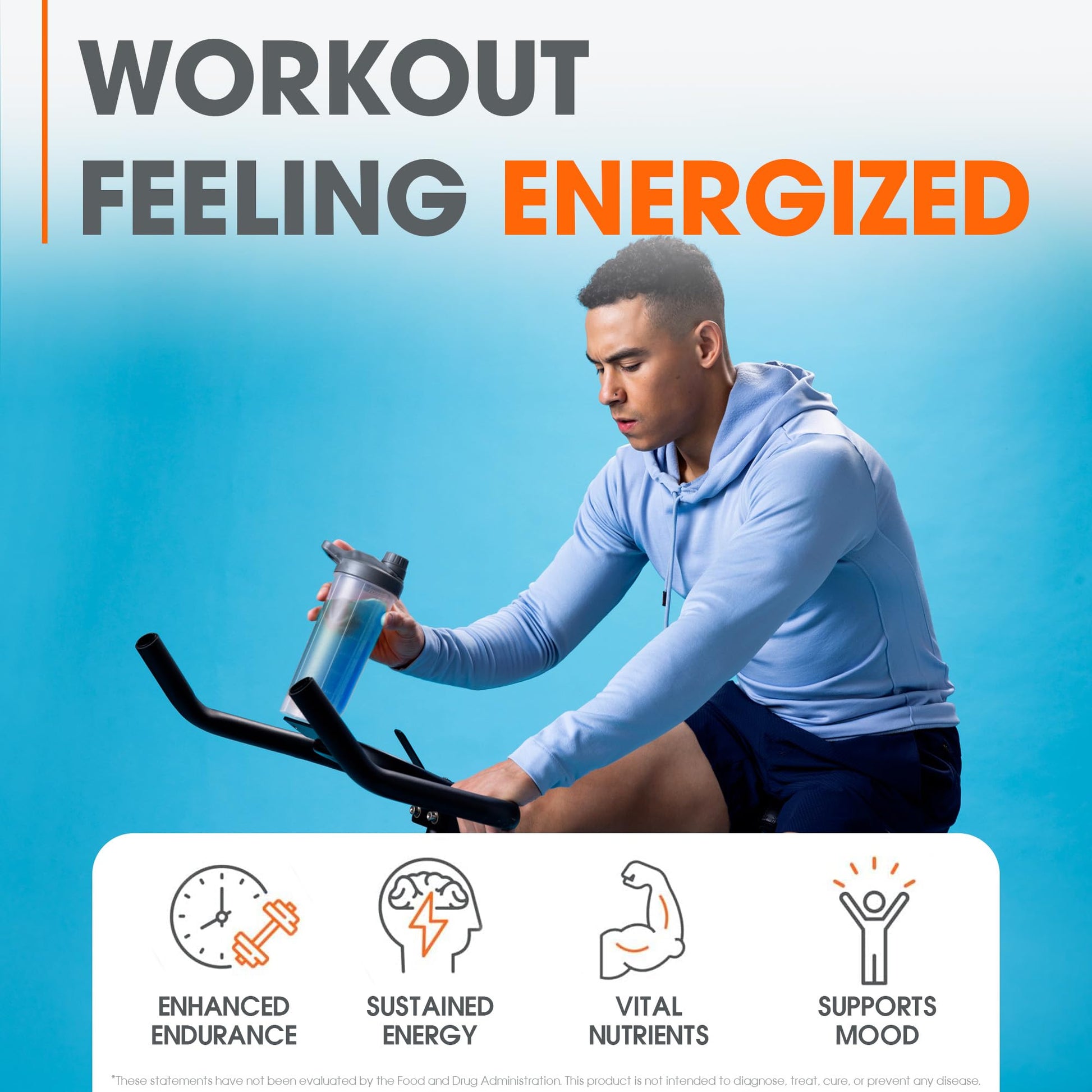 Genius Energized Pre Workout Powder – Caffeine Infused Pre-Workout Booster Supplement with Beta Alanine & Alpha GPC, No Artificial Sweeteners or Dyes - 200mg Caffeine, 20 Servings, Blue Raspberry The Genius Brand buy supplements canada