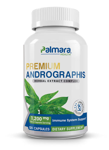 Palmara Health Premium Andrographis Paniculata Extract 1,200mg with 100mg Andrographolides Vegan Capsules for Immune & Digestive Support, Non-GMO, Gluten Free, Herbal Dietary Supplement Palmara Health buy supplements canada
