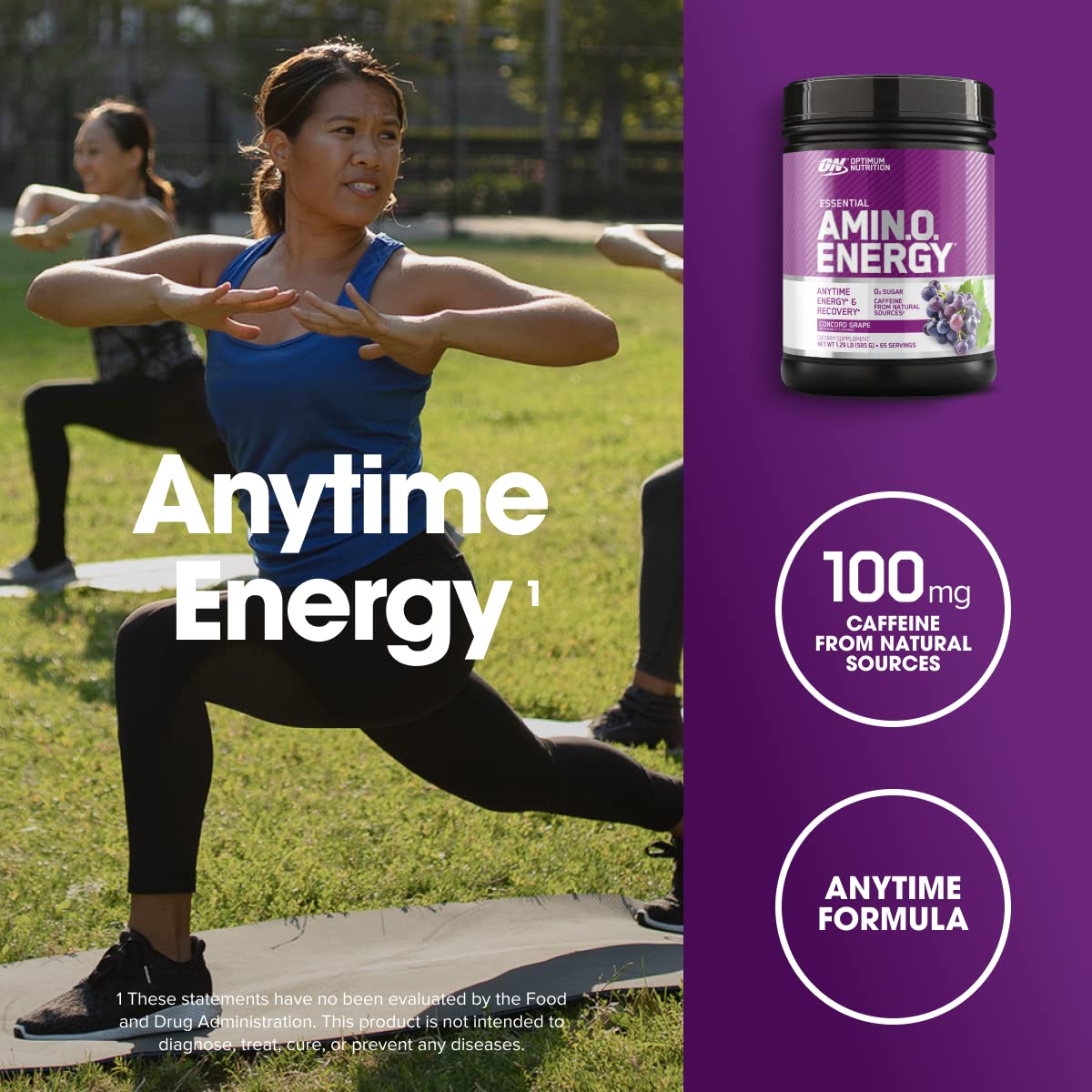 Optimum Nutrition Amino Energy - Pre Workout with Green Tea, BCAA, Amino Acids, Keto Friendly, Green Coffee Extract, Energy Powder Optimum Nutrition buy supplements canada