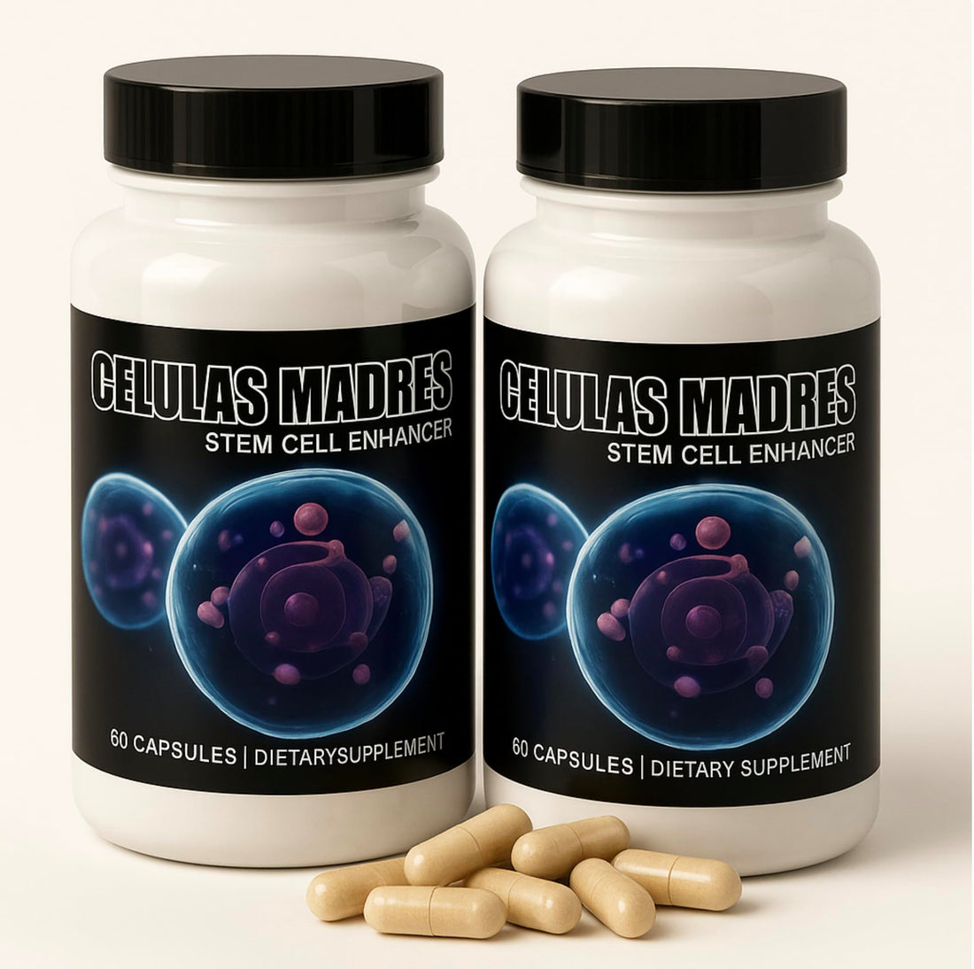 2 Bottles Celulas Madre Supports Joint & Muscles Stem Cell Immune Control 120 Capsules Madre Cell Plus. All Natural Steam Enhancer New Generic buy supplements canada