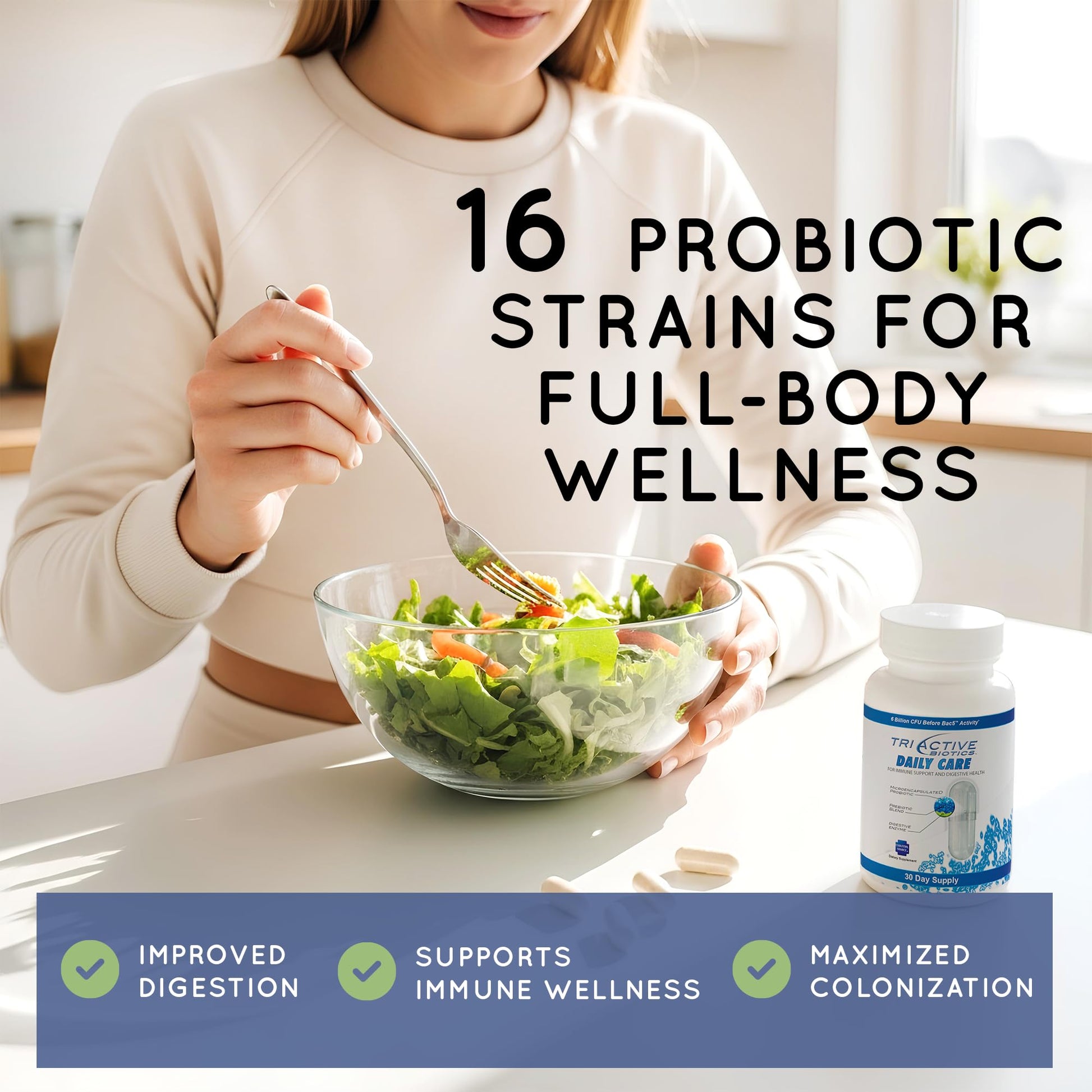 Essential Source TriActive Biotics Daily Care – Probiotics for Women and Men, 6 Billion CFU with Prebiotic Blend – Daily Digestive and Immune Support Gut Health Supplement – 30 Capsules Essential Source buy supplements canada