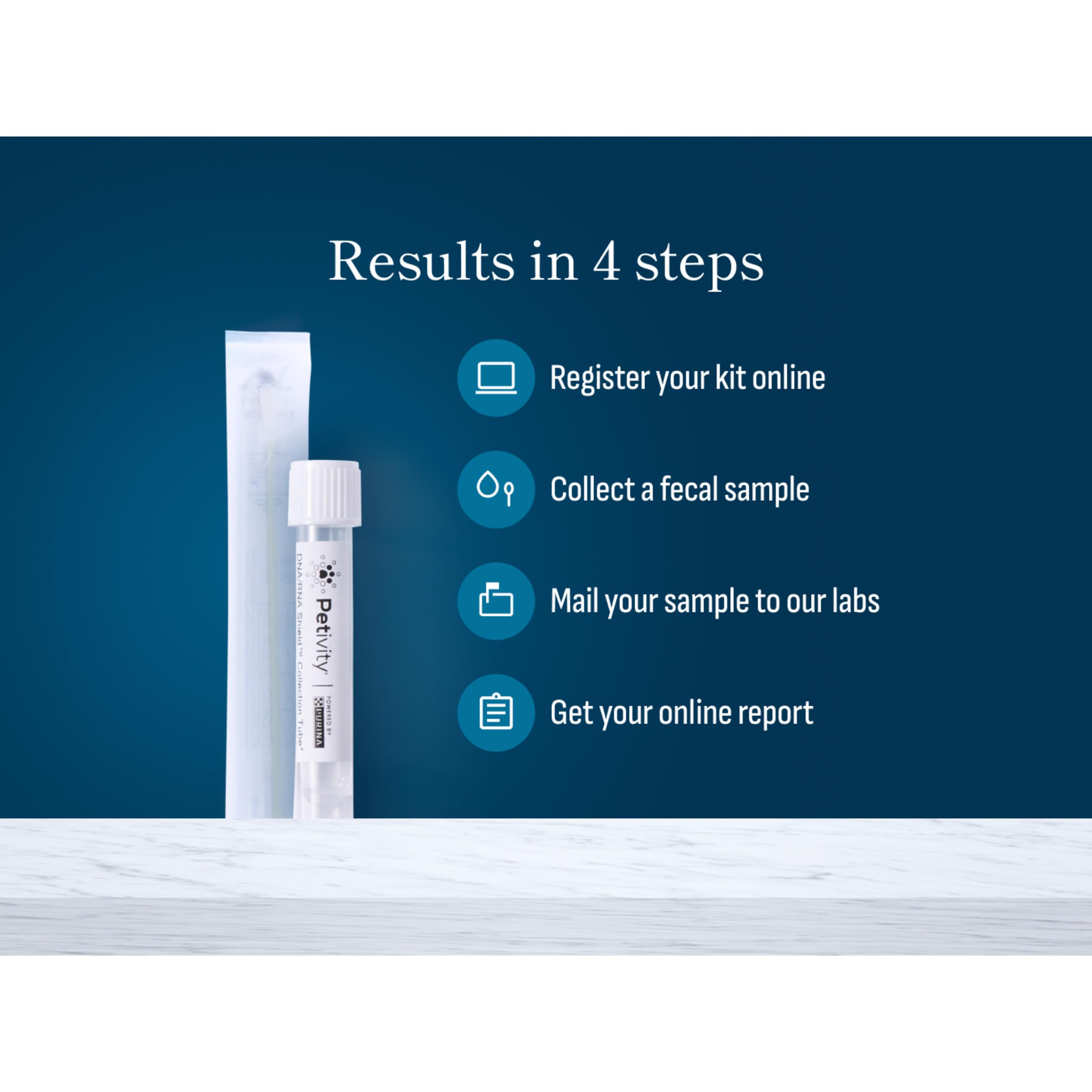Petivity Microbiome Analysis Kit — Basic for Cats and Dogs, Powered by Purina - 4.8 oz. Box petivity buy supplements canada