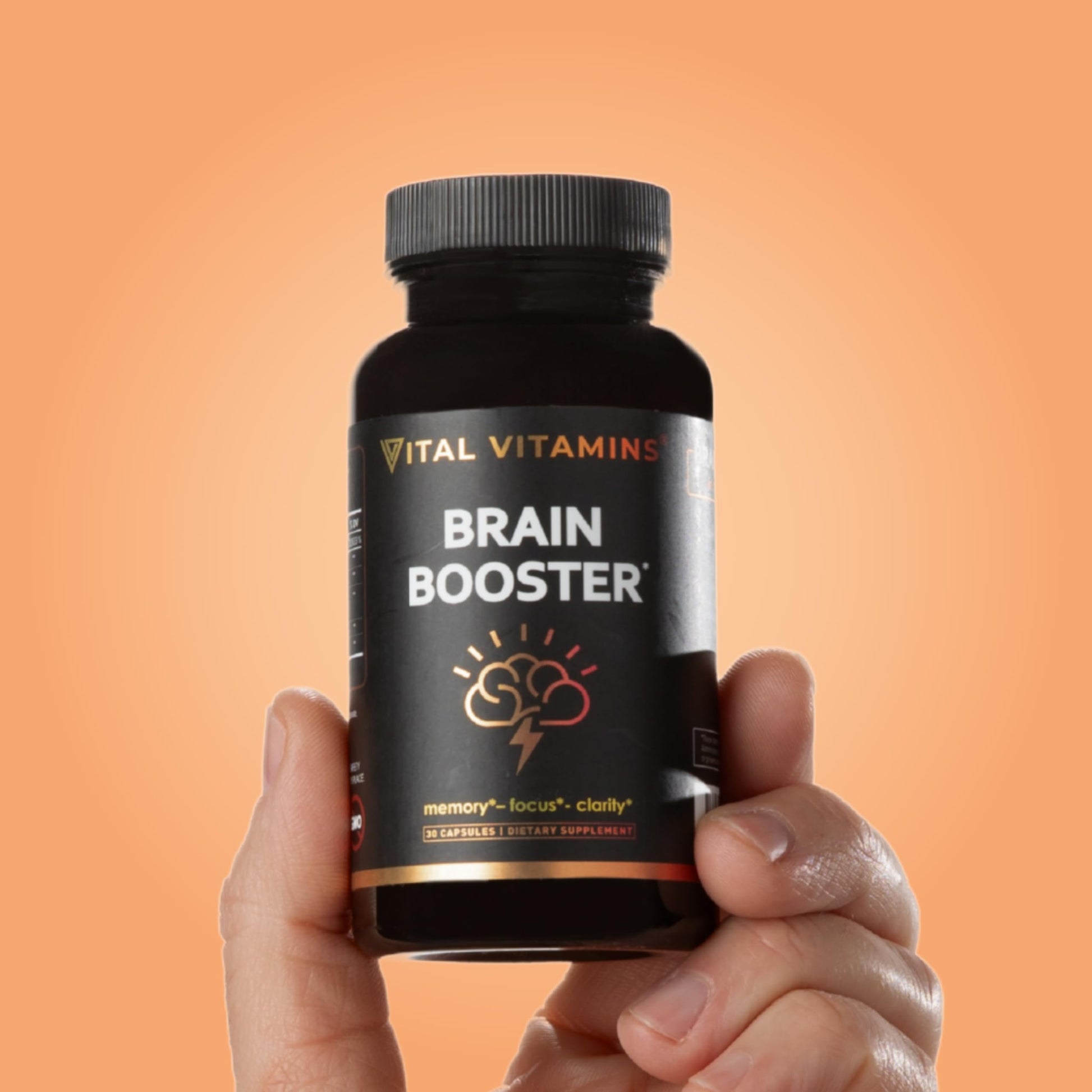Vital Vitamins Brain Supplements with Bacopa Monnieri - for Memory and Focus – Nootropic Brain Booster - Caffeine-Free Support for Adults & Seniors – Non-GMO, 30-Day Supply, 30 Capsules Vital Vitamins buy supplements canada
