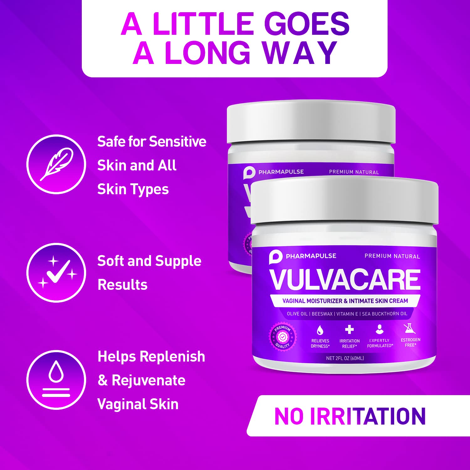 Pharmapulse Vaginal Moisturizer, Vulva Balm Cream, Intimate Skin Care, Menopause Support Pharmapulse buy supplements canada