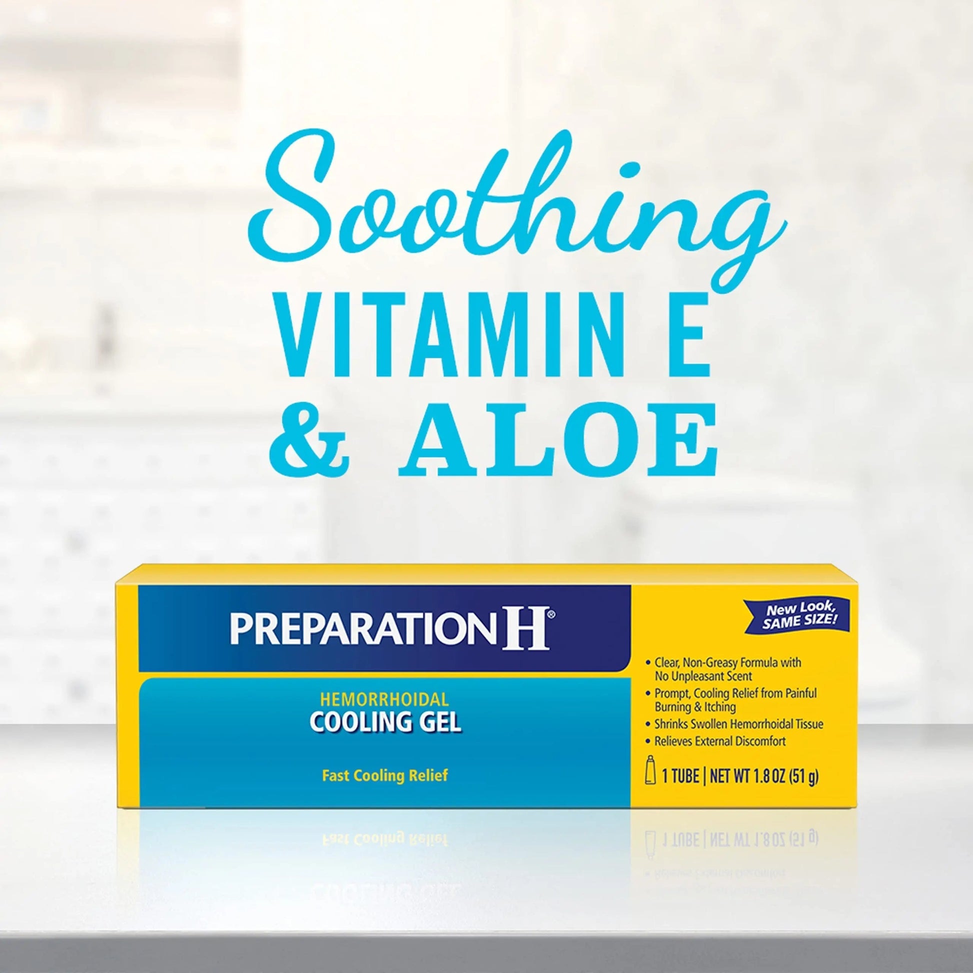 Preparation H Hemorrhoid Cooling Gel with Aloe for Fast Discomfort Relief - 0.9 Oz Tube Preparation H buy supplements canada
