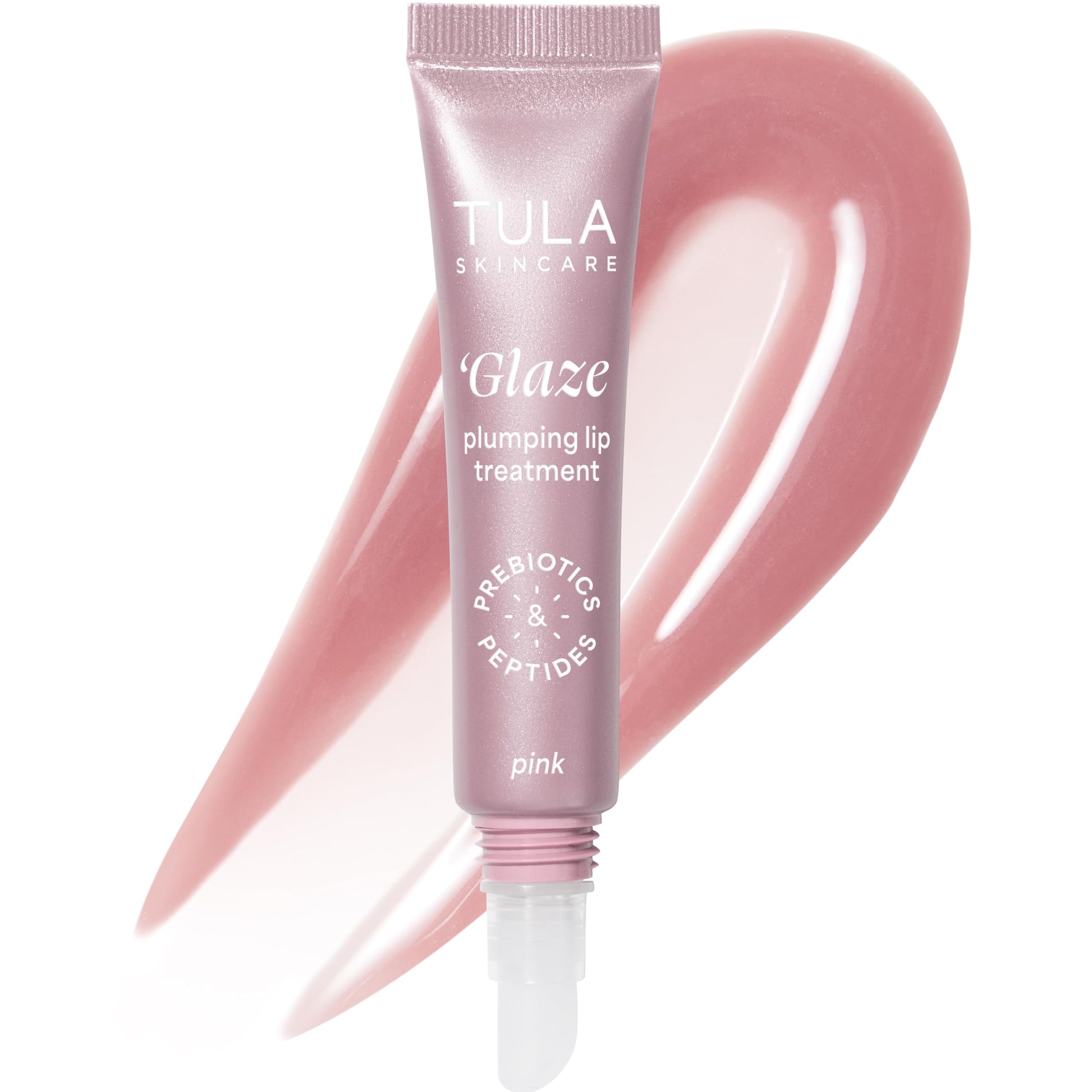 TULA Skin Care Rose Glow + Get It Lip Balm - Hydrating Peptide Lip Treatment with Hyaluronic Acid & Vitamin E, 0.28 oz., Rosy Tint TULA buy supplements canada