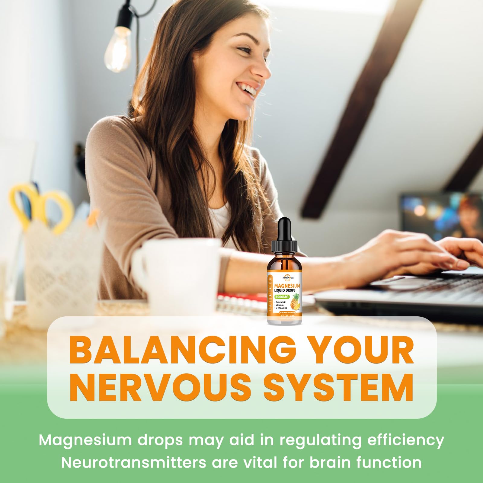 Magnesium Glycinate Liquid Drops, 1000mg of Liquid Magnesium Complex Supplement for Sleep, Nerve, Energy, Muscle, Bone, Calm & Digestion, High Absorption, 2 Fl Oz, Sugar-Free Pineapple Flavor ReviNutra buy supplements canada