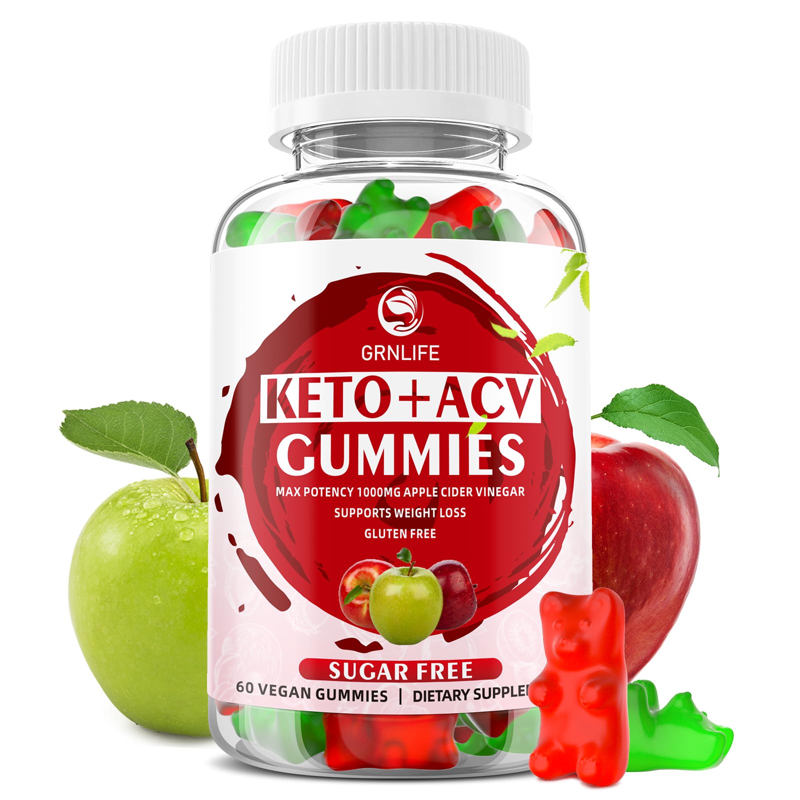 Keto ACV Gummies Advanced Weight Loss, 1000MG Apple Cider Vinegar Gummies Supple GrnLife buy supplements canada