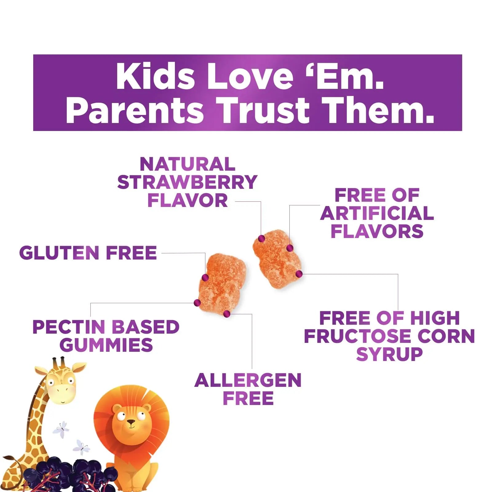 Multivitamin for Kids - Complete Daily Children's Multi Vitamin Gummies with Vitamin D, B Vitamins, Zinc & More - Energy, Memory Focus Nature's Nutrition buy supplements canada