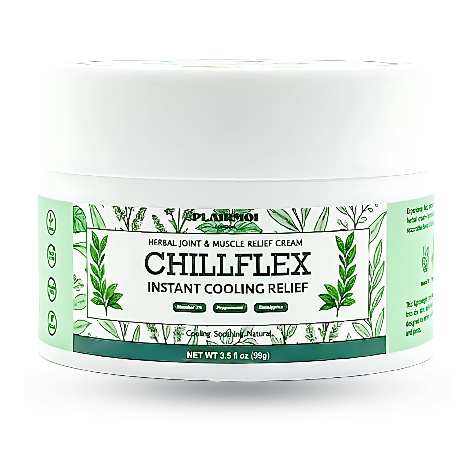 PLAIRMOI CHILLFLEX Pain Relief Gel for Muscle Aches, Joint Pain, Discomfort & Inflammation – Fast Acting, Cooling, Non-Greasy with 3% Menthol & Eucalyptus – 3.5 oz, 1-Pack PLAIRMOI buy supplements canada