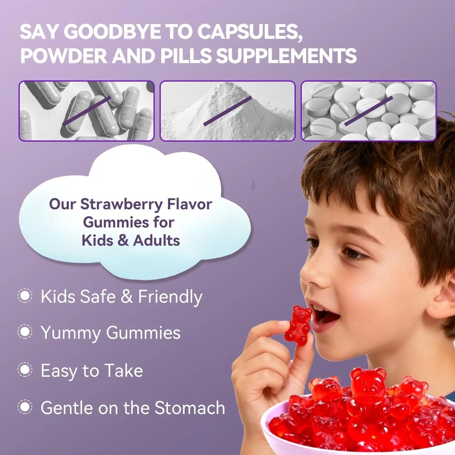 Crasye Saffron Gummies for Kids 100% Pure Organic Saffron Extract Sugar Free Saffron Supplements Gummy for Children Calm Mood & Focus - 60 Gummies Crasye buy supplements canada