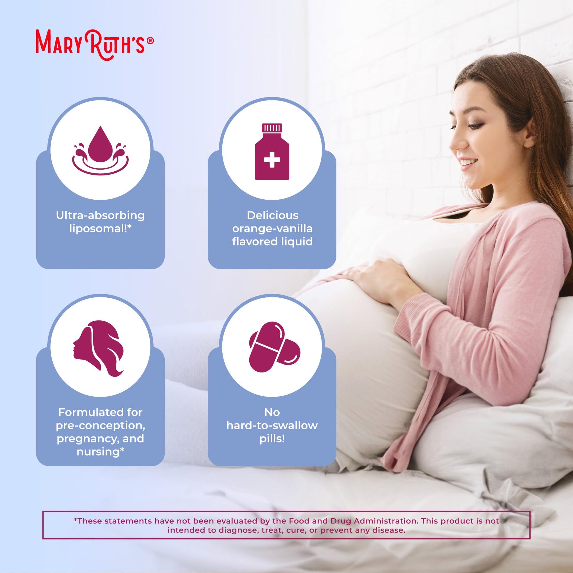 MaryRuth Organics Prenatal & Postnatal Multivitamin for Women | Sugar Free | Formulated for Pre-Conception, Pregnancy & Nursing | Prenatal Vitamins | Vegan | Non-GMO | Gluten Free | 30 Servings MARYRUTH'S buy supplements canada