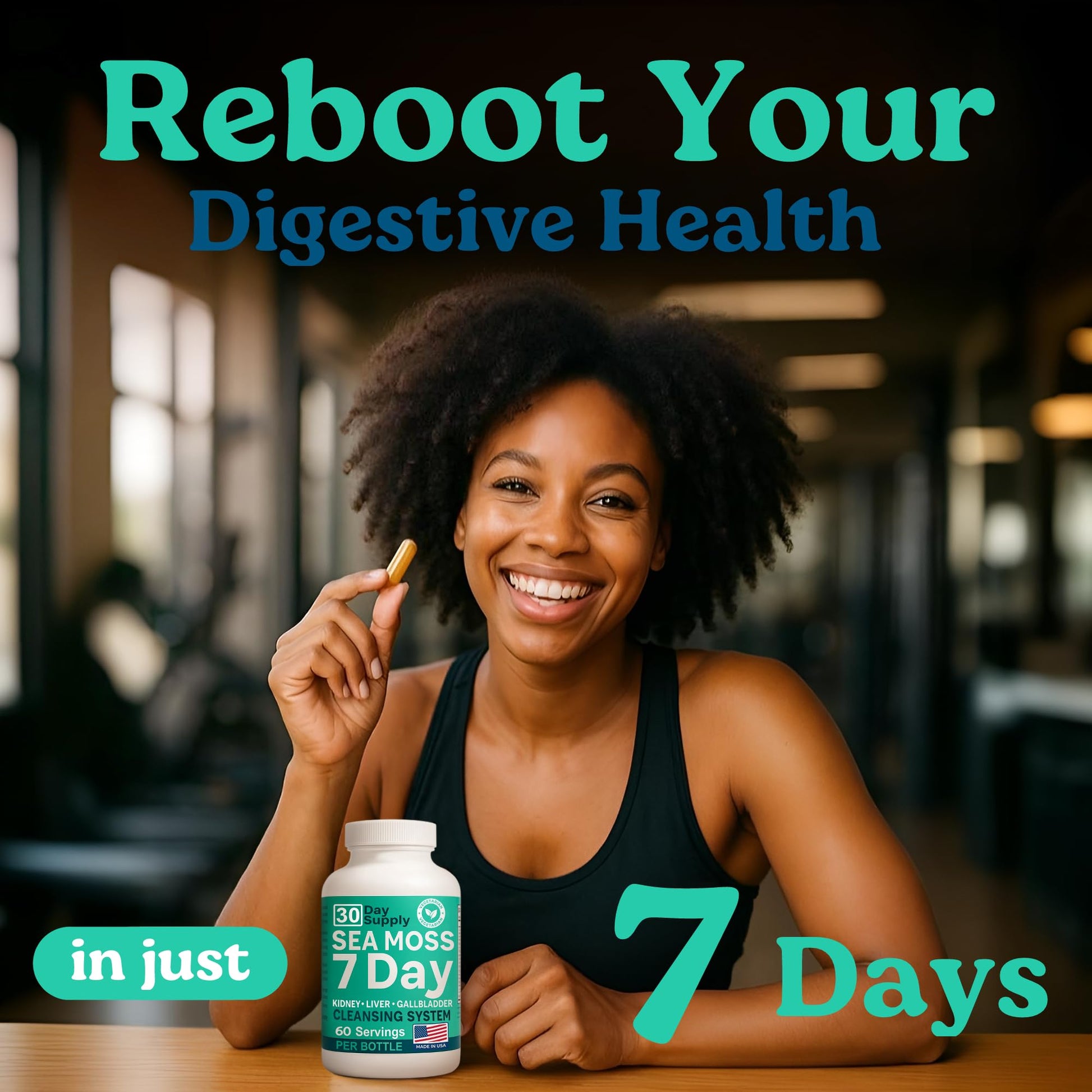 Atlantic Naturals Sea Moss Capsules – 7 Day Herbal Blend for Liver & Gallbladder Wellness – with Dandelion Root, Milk Thistle, Burdock Root, Red Clover & Chanca Piedra – 180 Count Sea Moss Capsules Atlantic Naturals buy supplements canada