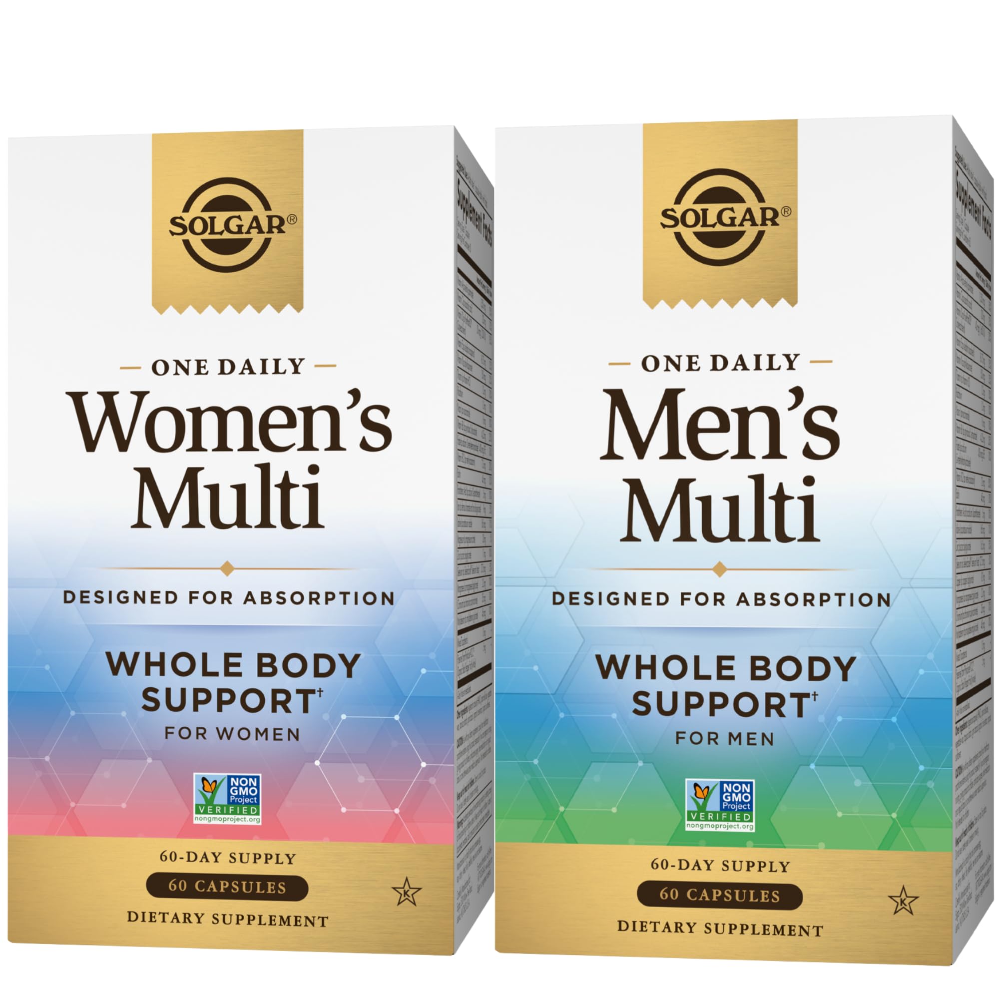 SOLGAR One a Day Women & Mens Bundle:Daily Women's Multi Whole Body Support, 60 Servings + Daily Men's Multivitamin Whole Body Support Supplement, 60 Servings SOLGAR buy supplements canada