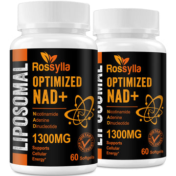 Rossylla 1300 MG Liposomal NAD+ Supplement | Highest Absorption | Purest NAD Supplemet to Boost NAD+ Effetively | Boosting NAD+ Supplement for Aging Defese, Cellular Energy, Longevity | 120 Count Rossylla buy supplements canada