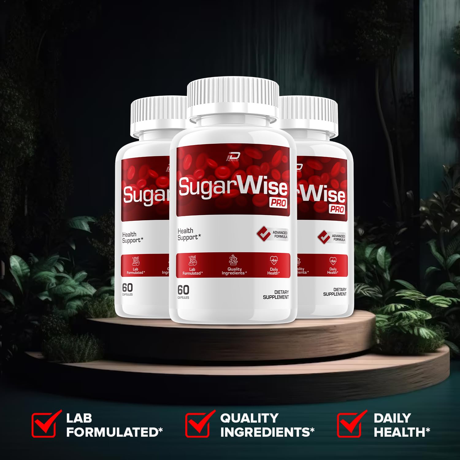 SugarWise Capsules – SugarWise Pro Natural Blend Daily Health Vitamins Supplement (5 Pack - 300 Capsules) Indelo buy supplements canada