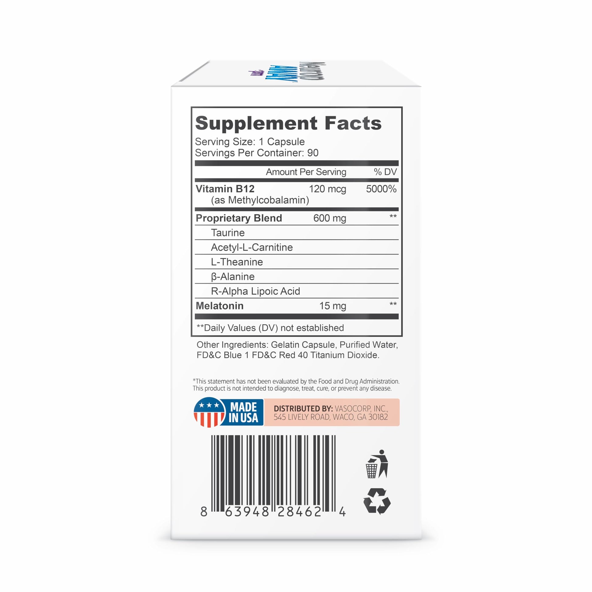 NeuropAWAY Nerve Support PM | 90 Capsules NeuropAWAY buy supplements canada
