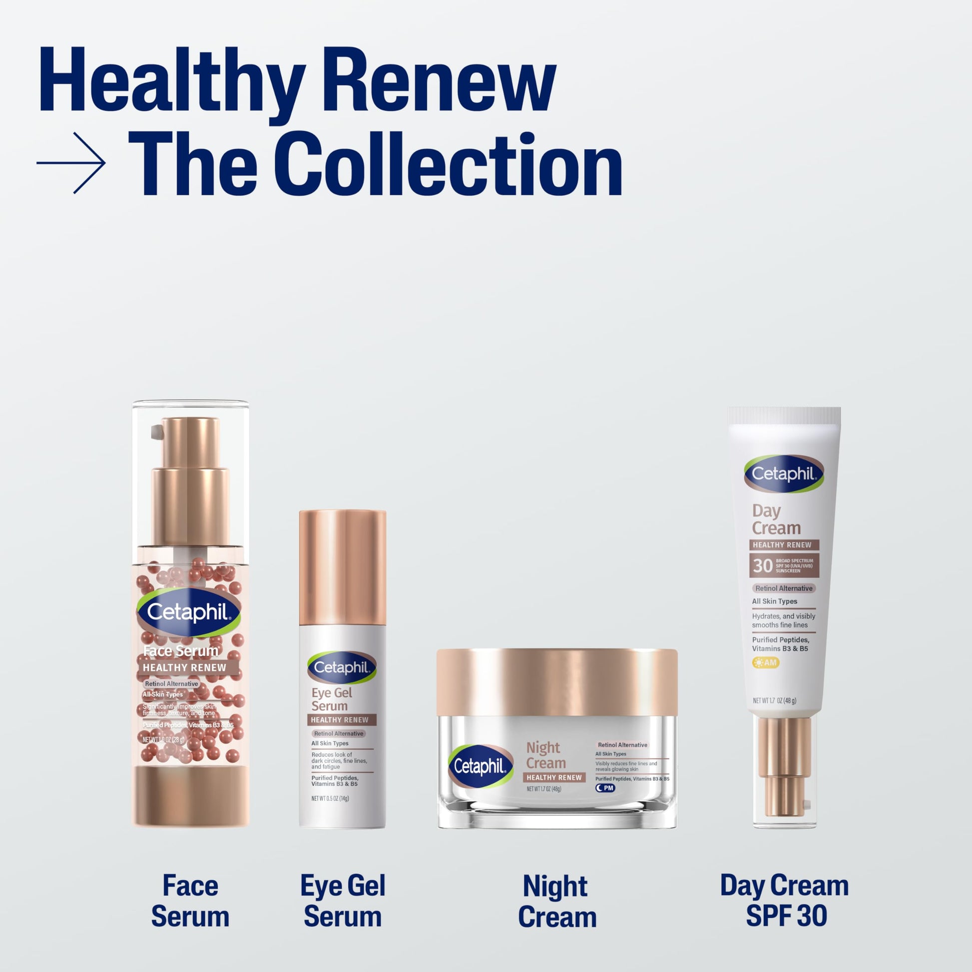 Cetaphil Healthy Renew Skin Tightening Night Cream 1.7 Oz, Wrinkle Repair Cream for Face with Peptides Cetaphil buy supplements canada