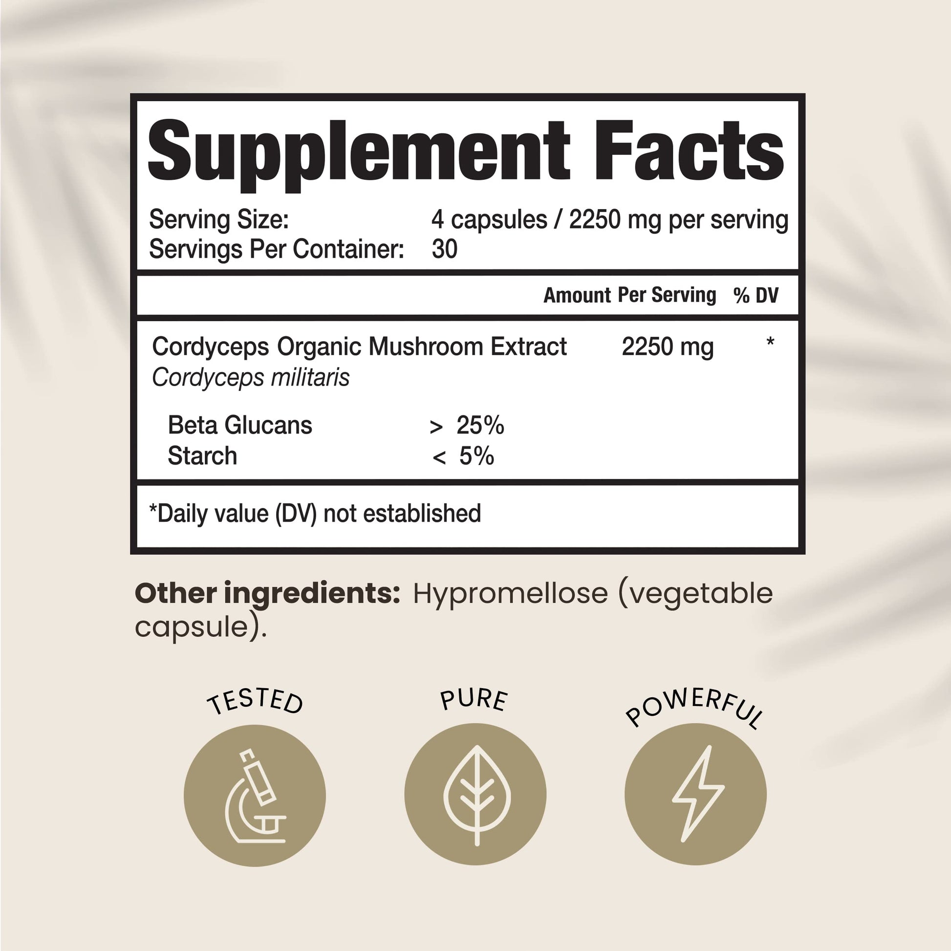 HPD Rx Premium Organic Cordyceps Mushroom Extract Performance Supplement HPD Rx buy supplements canada