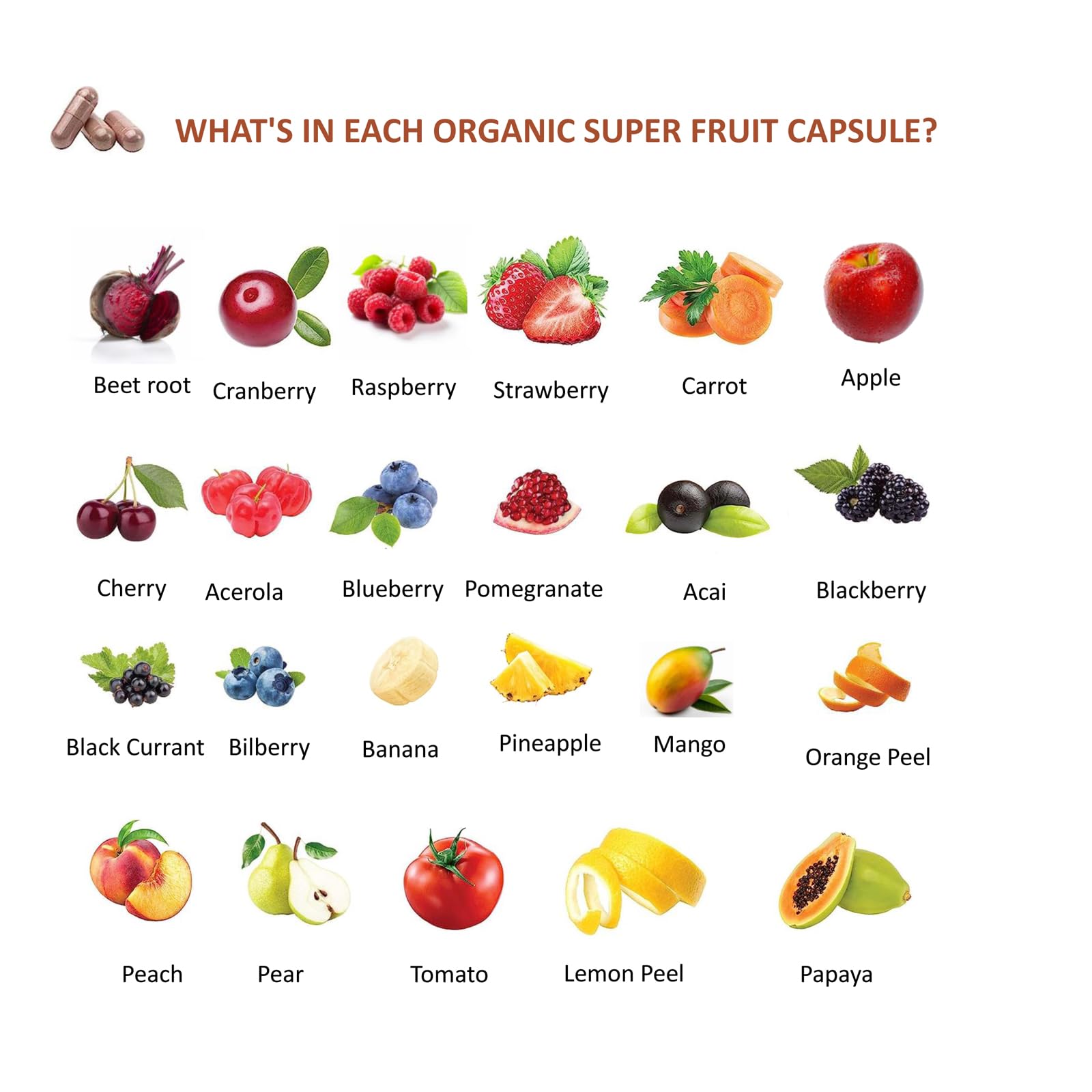 Lite Supply Fruits and Veggies Supplement 240 Caps - 120 Fruit and 120 Veggie Capsules - Whole Food & Natural Superfood Filled with Vitamins & Minerals for Women, Men Supports Energy Levels Lite Supply buy supplements canada